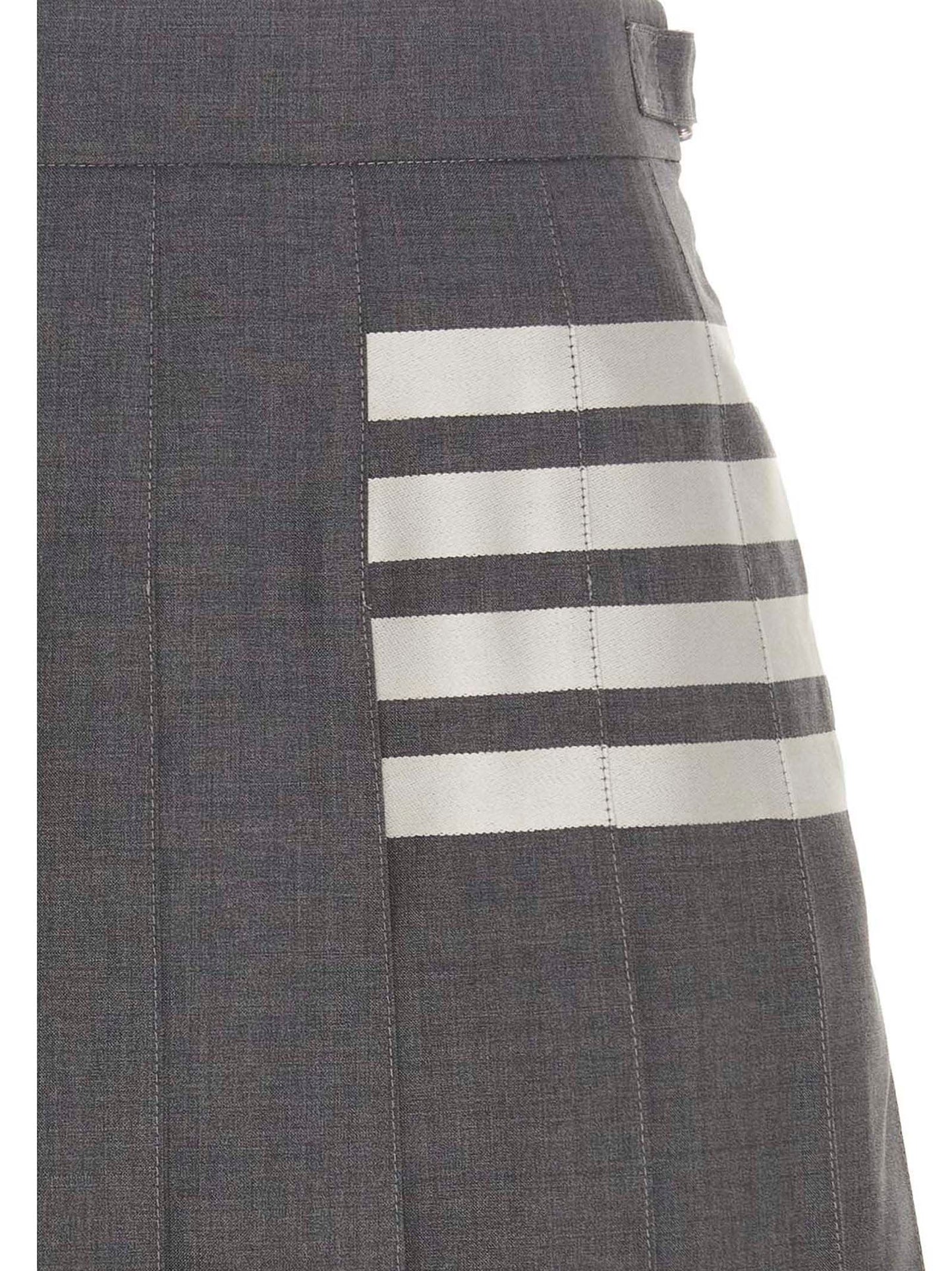 Thom Browne Women '4 Bar’ Skirt THOM BROWNE