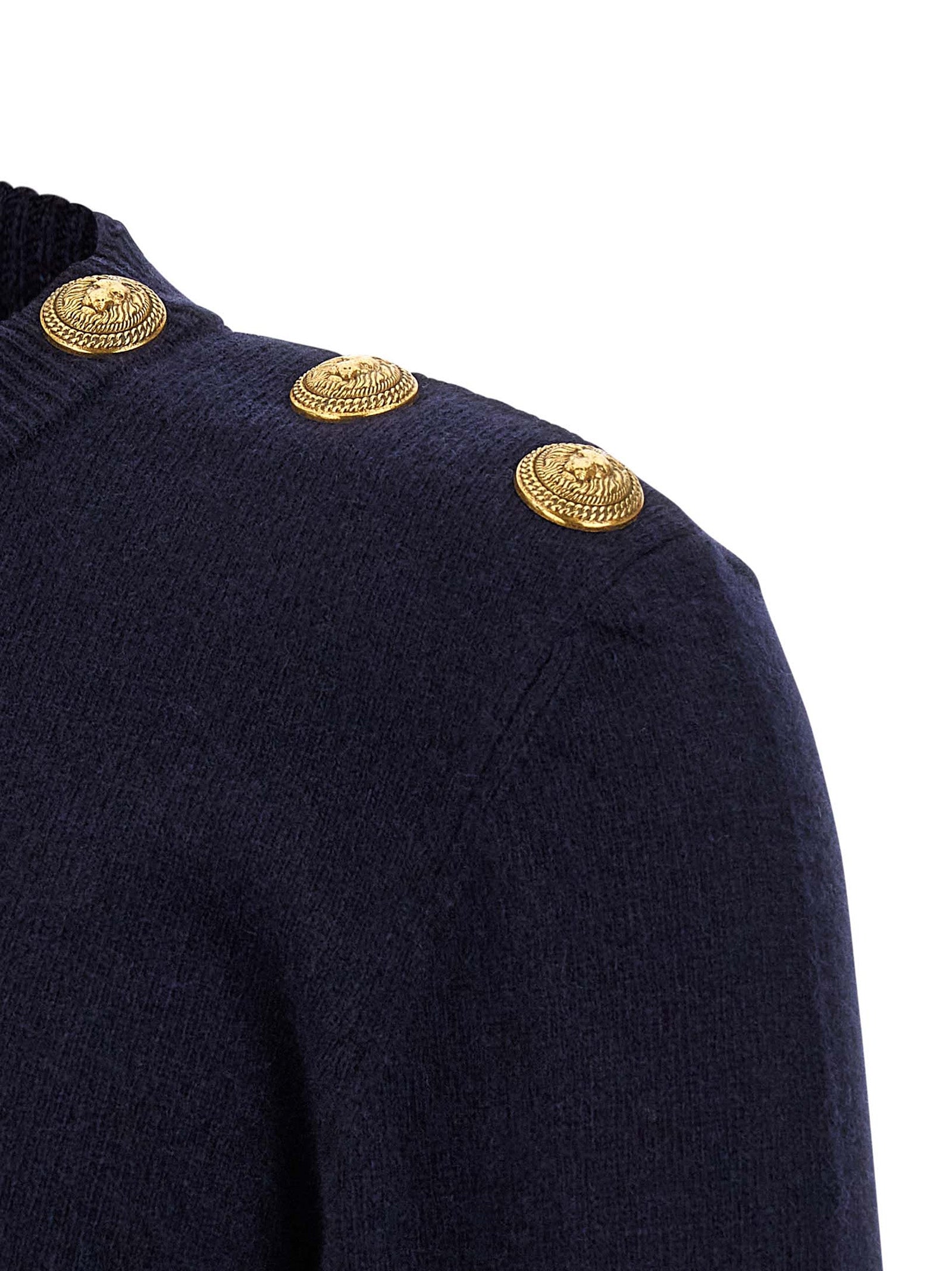 Balmain Men 'Leone Catena' Button Sweater BALMAIN