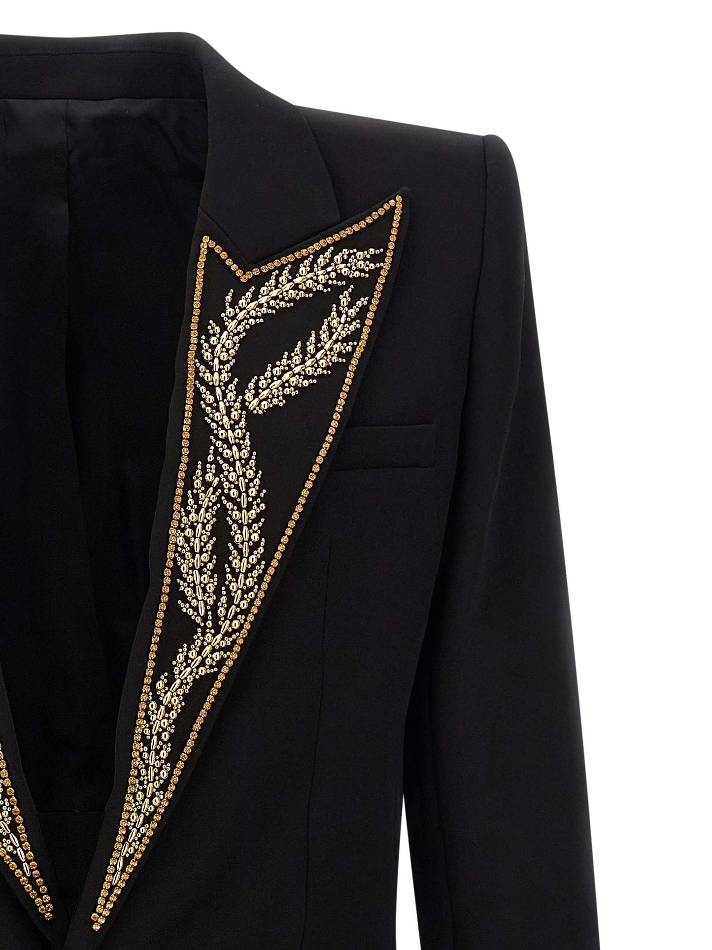 Balmain Men Leaf Embroidery Blazer BALMAIN