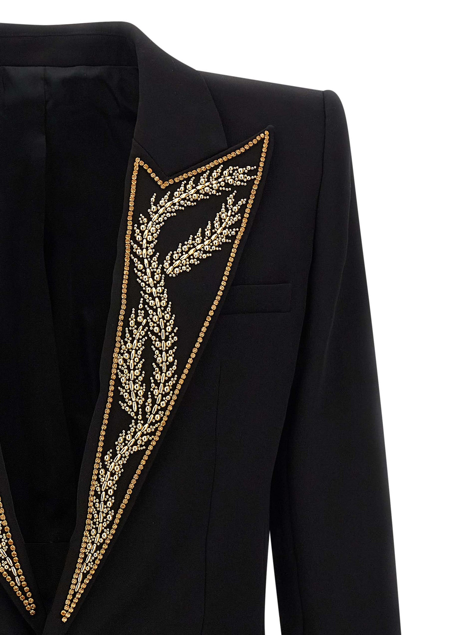 Balmain Men Leaf Embroidery Blazer BALMAIN