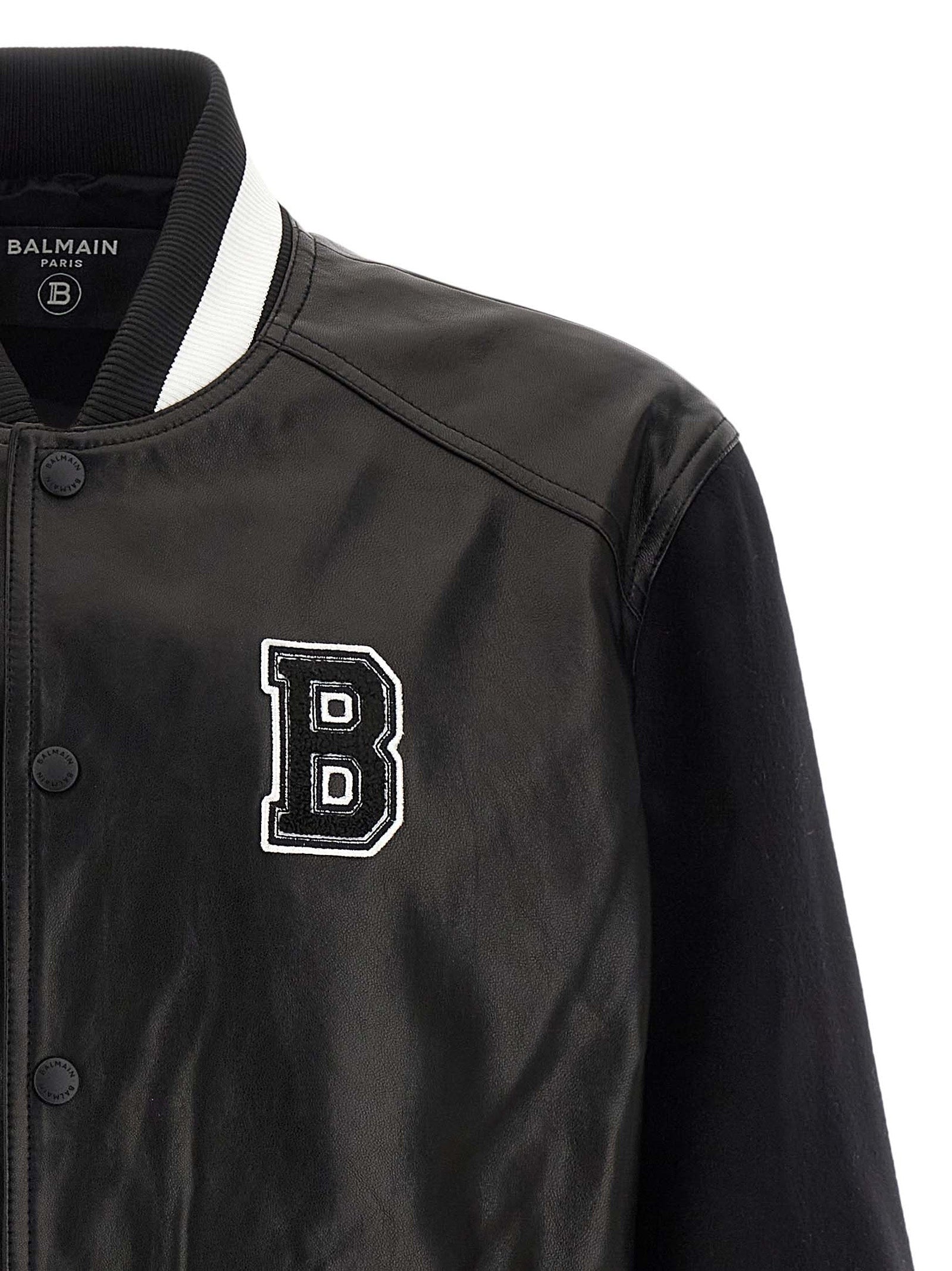 Balmain Men 'Varsity' Bomber Jacket BALMAIN
