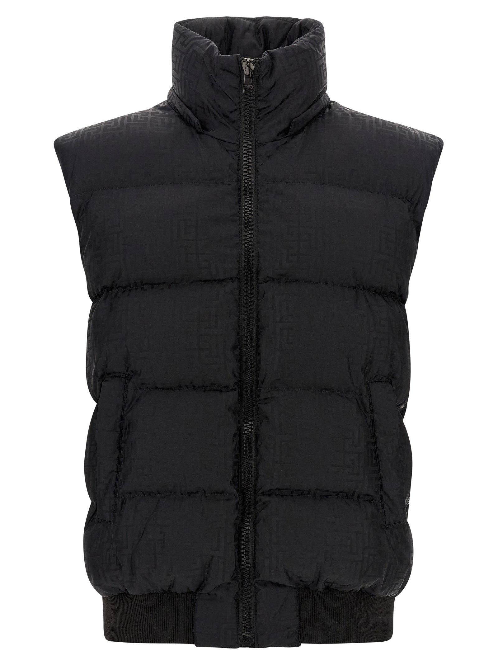 Balmain Men 'Monogram Pb Labirinto' Down Jacket BALMAIN