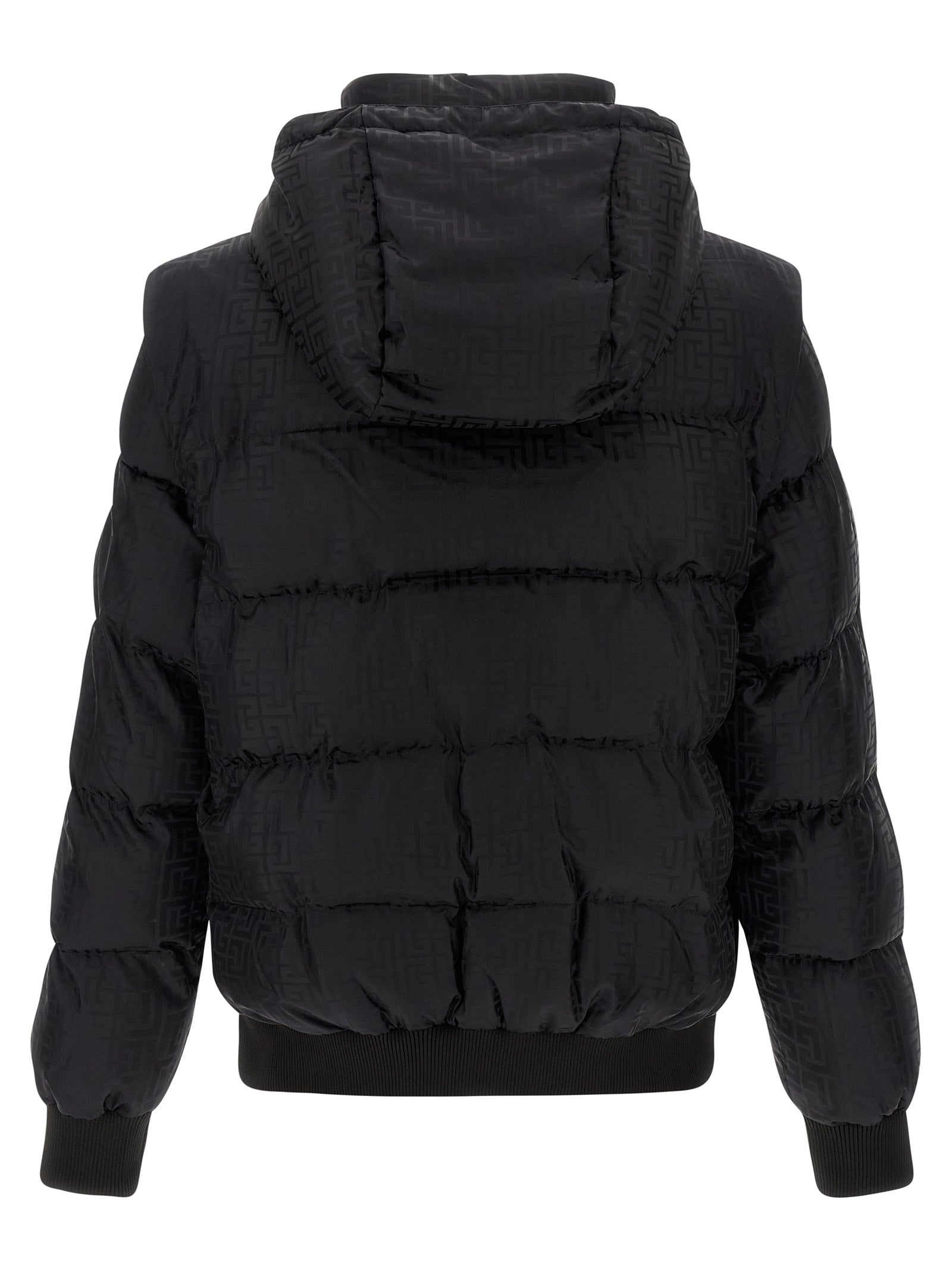 Balmain Men 'Monogram Pb Labirinto' Down Jacket BALMAIN