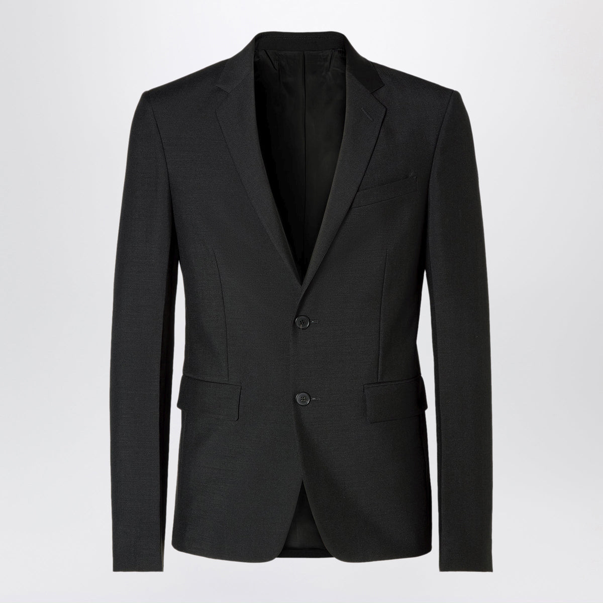 Fendi Black Kid Mohair Blazer Men