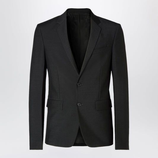 Fendi Black Kid Mohair Blazer Men