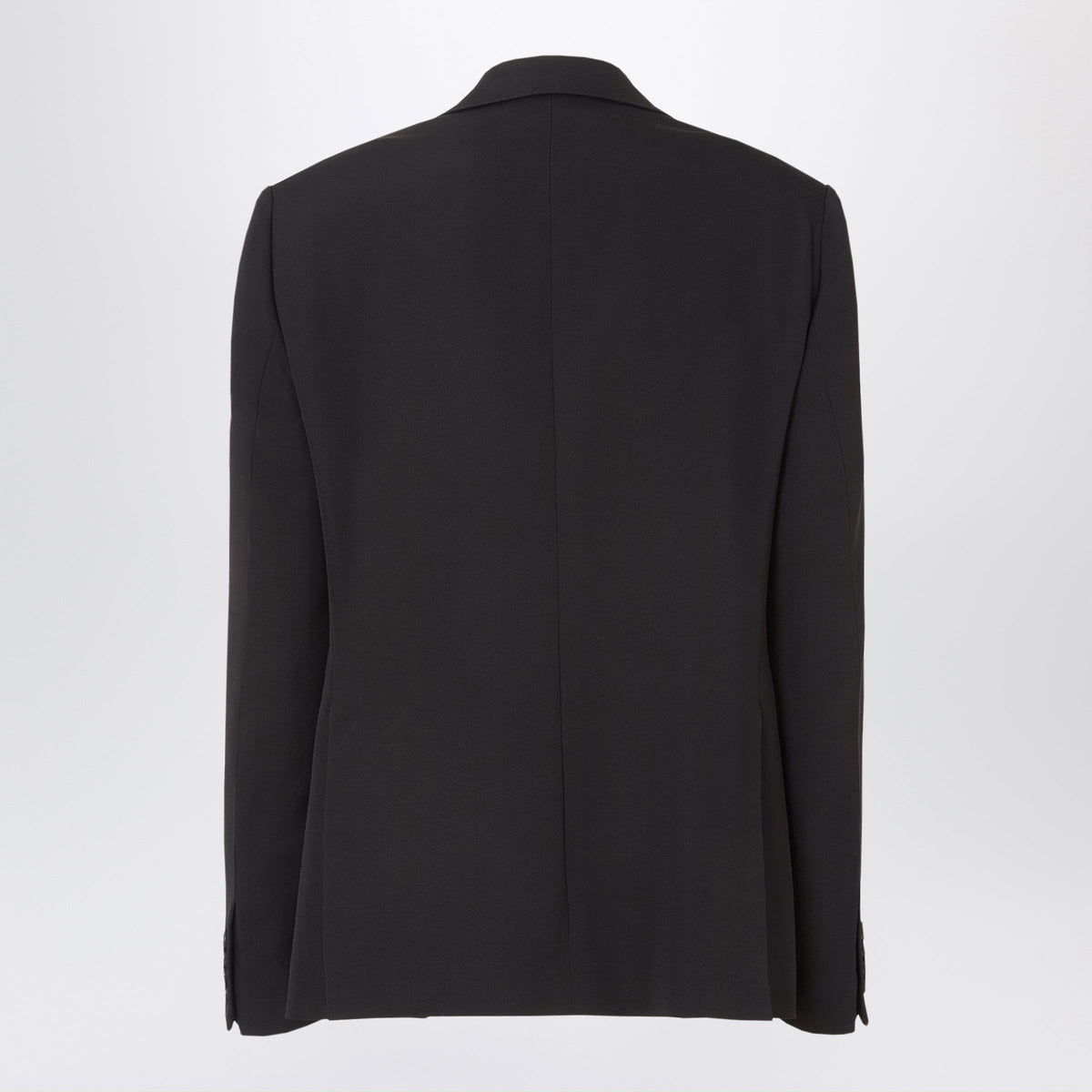 Fendi Black Double-Breasted Blazer In Virgin Wool Women FENDI