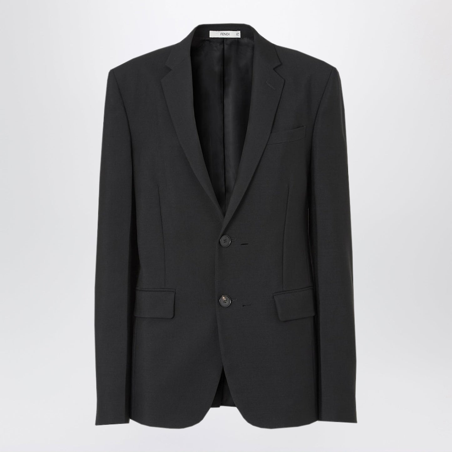 Fendi Black Kid Mohair Blazer Women FENDI