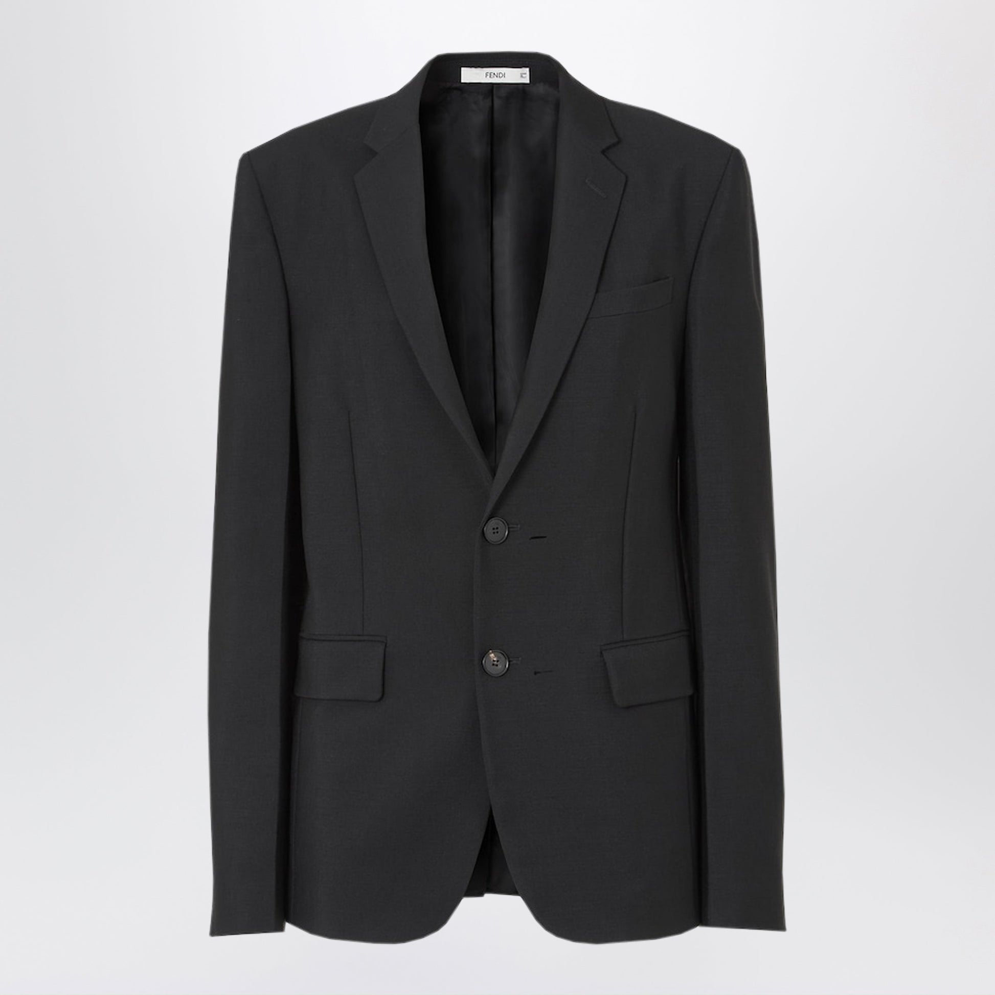 Fendi Black Kid Mohair Blazer Women FENDI