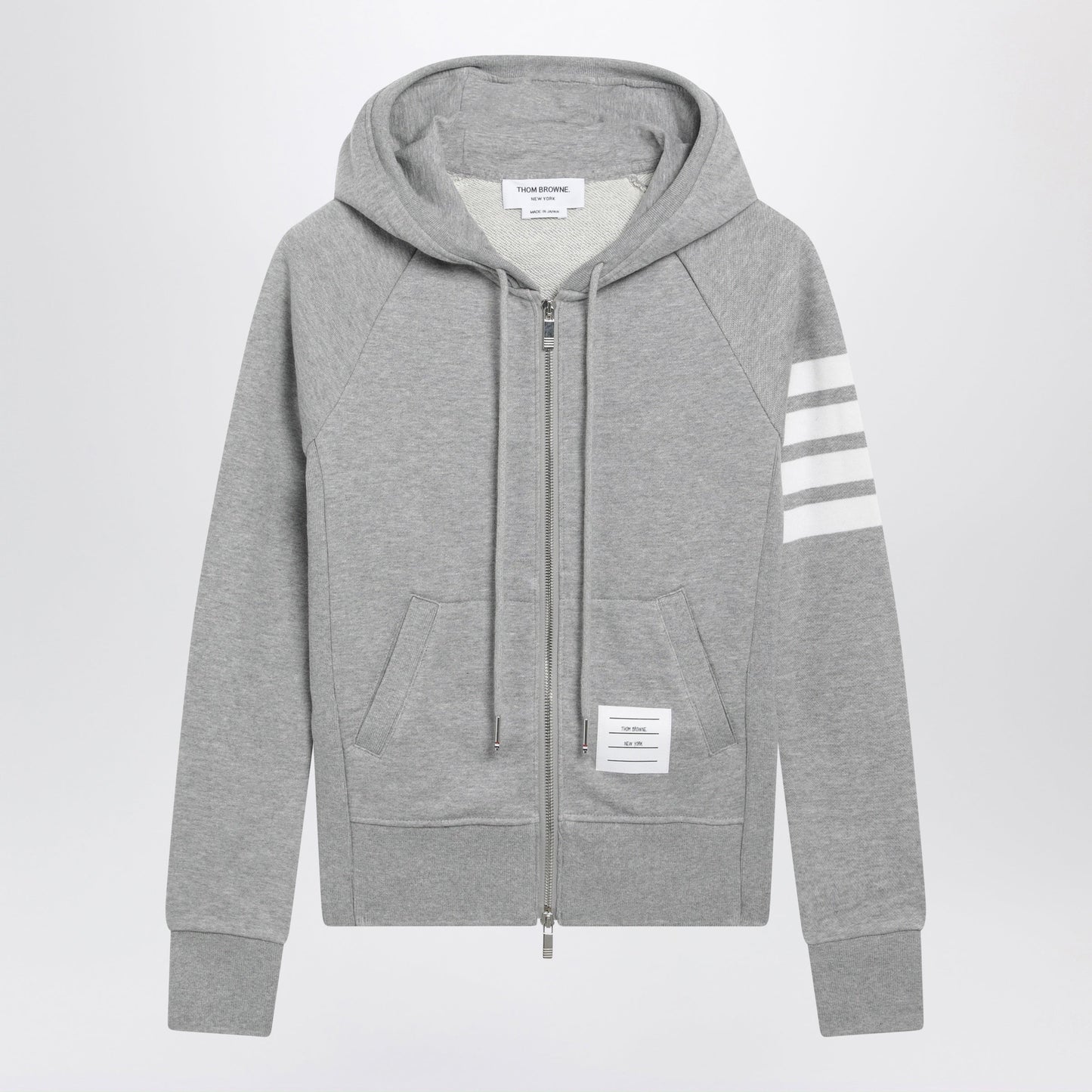 Thom Browne Light Grey Classic Loopback Cotton Sweatshirt Women THOM BROWNE