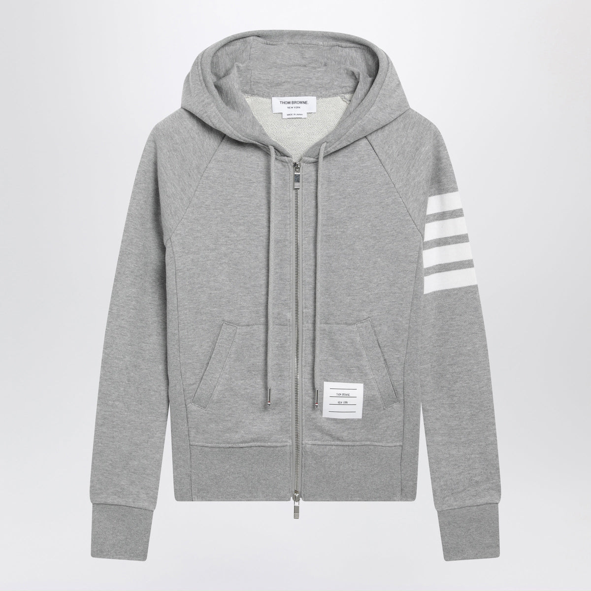 Thom Browne Light Grey Classic Loopback Cotton Sweatshirt Women THOM BROWNE