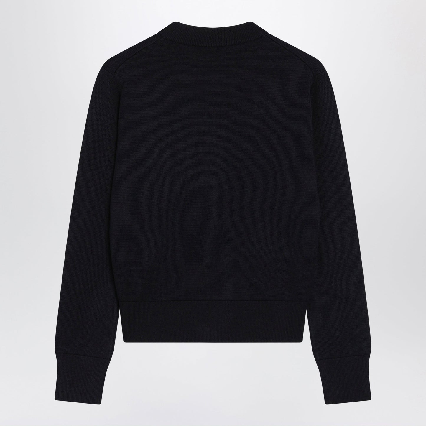 Ami Paris Navy Ami De Coeur Wool Cardigan Women AMI PARIS