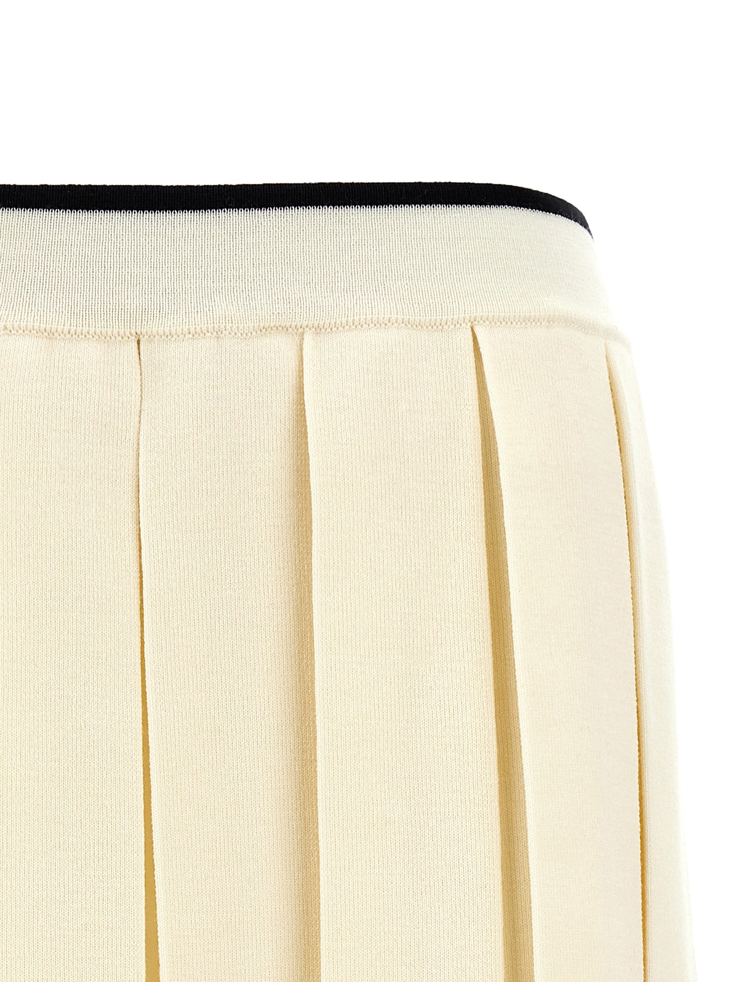 Thom Browne Women Knitted Pleated Skirt THOM BROWNE