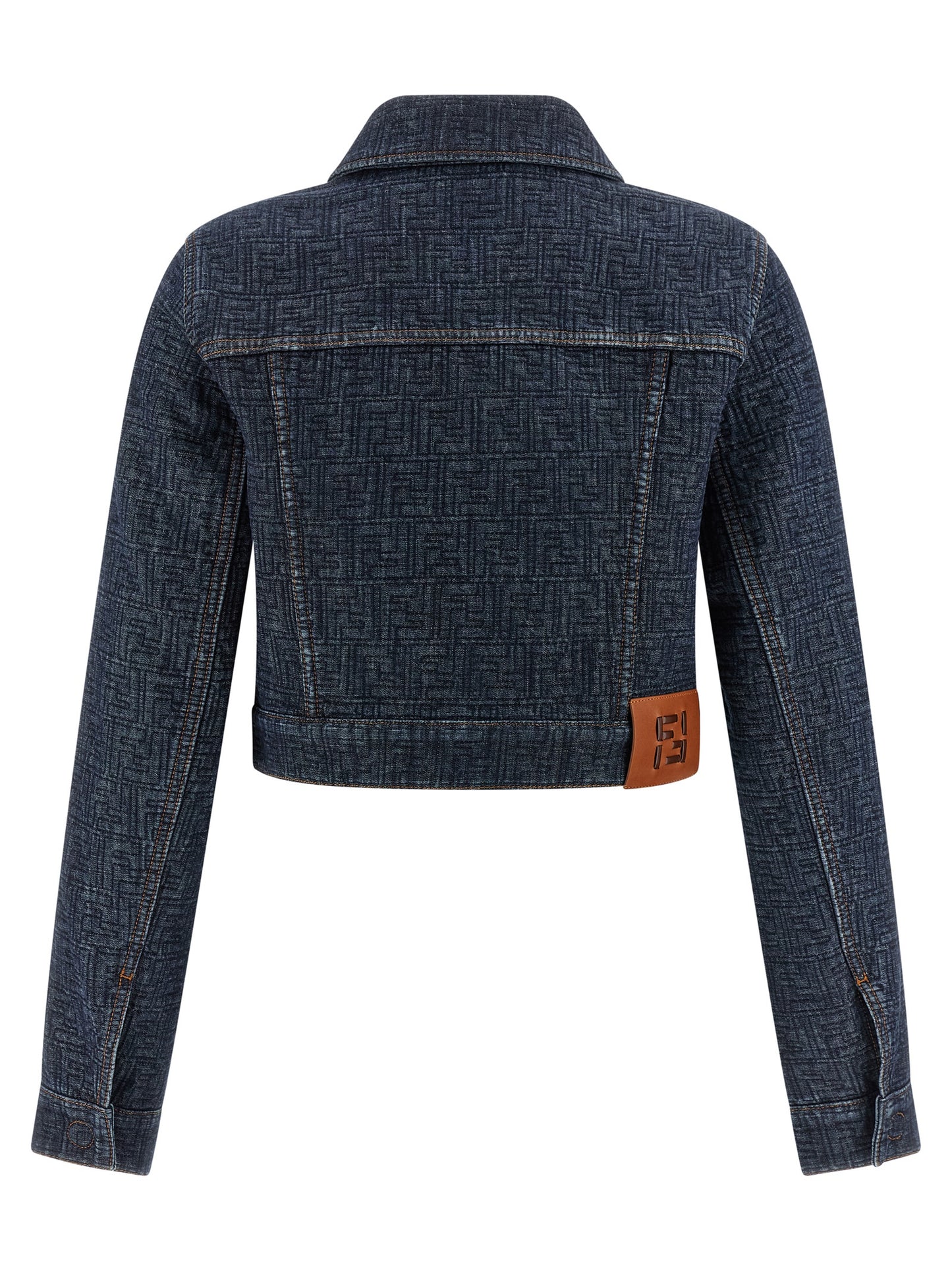 Fendi Women Ff Denim Bolero Jacket FENDI