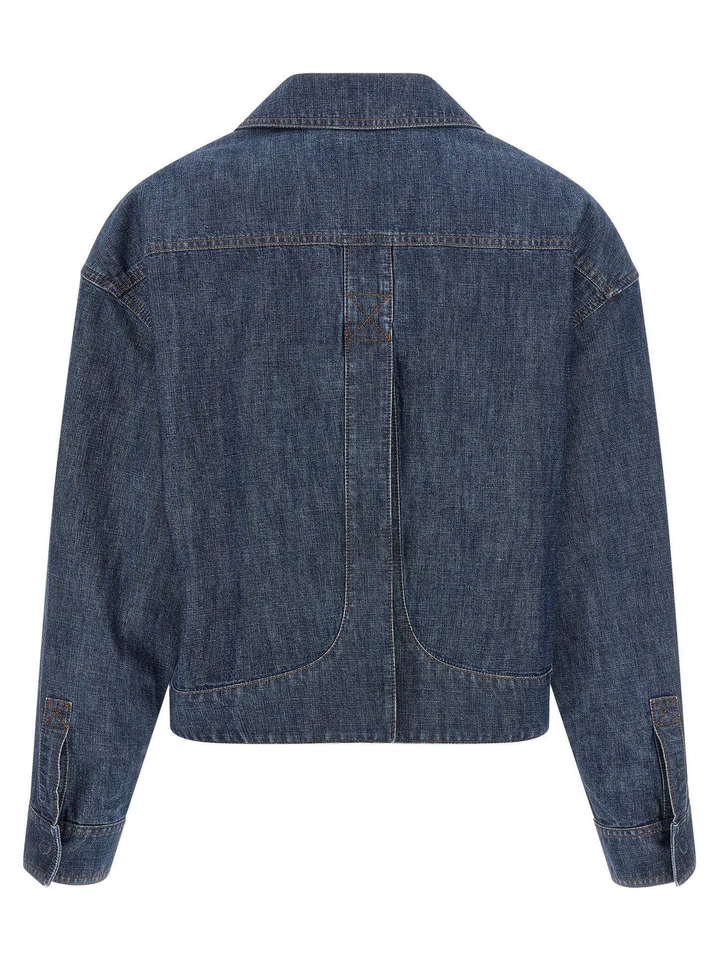 Fendi Women Chambray Denim Jacket FENDI