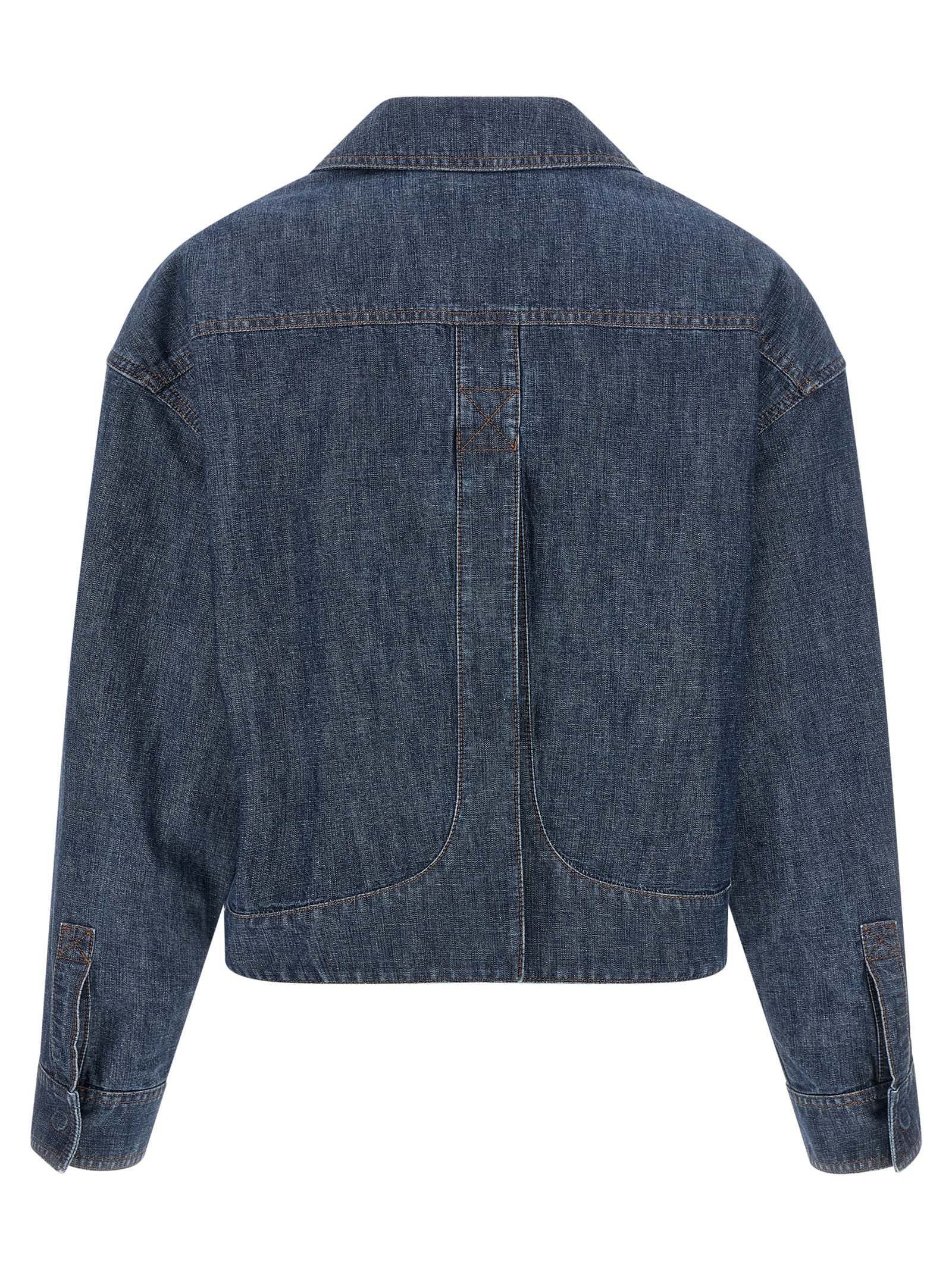 Fendi Women Chambray Denim Jacket FENDI