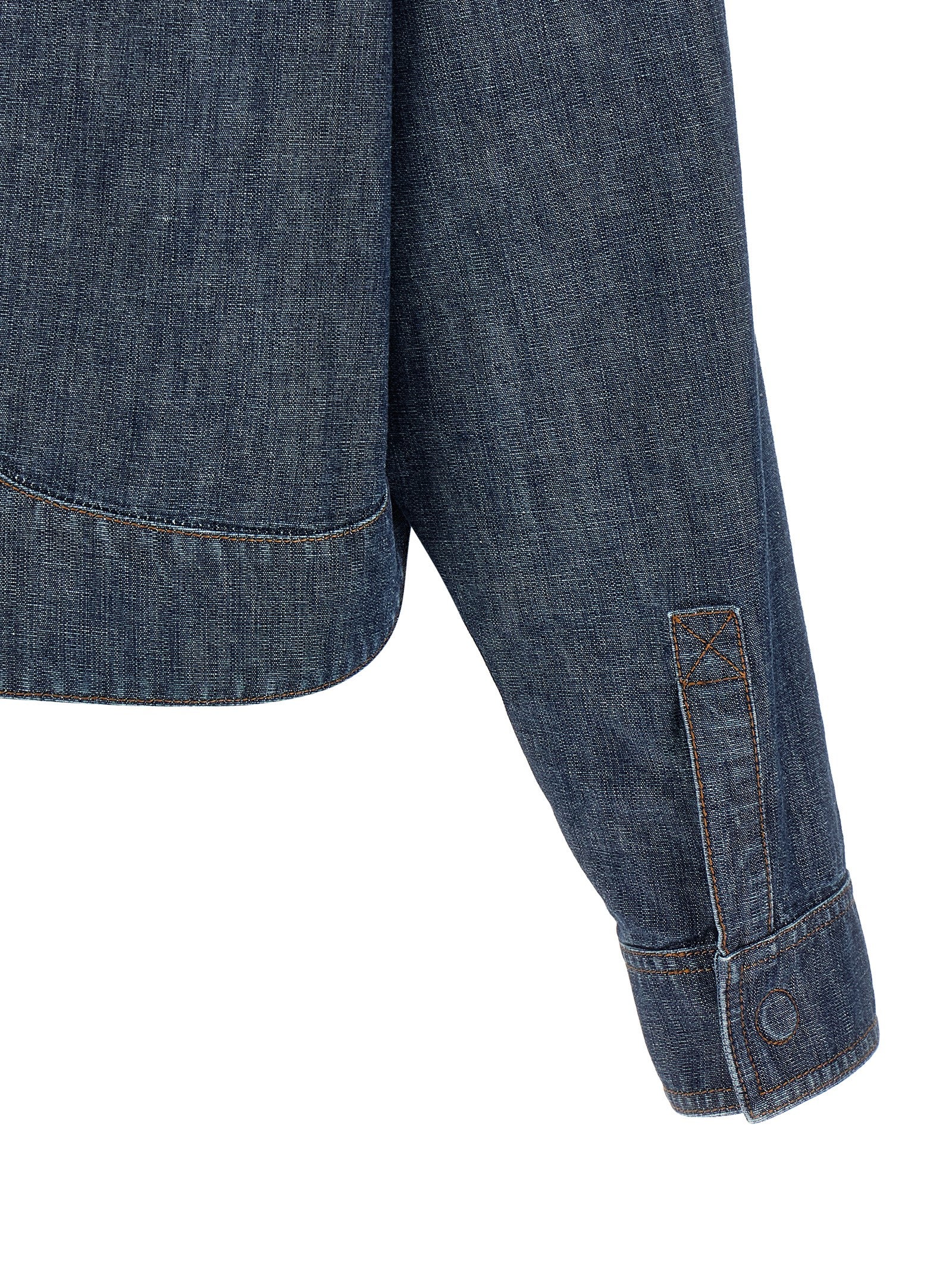 Fendi Women Chambray Denim Jacket FENDI