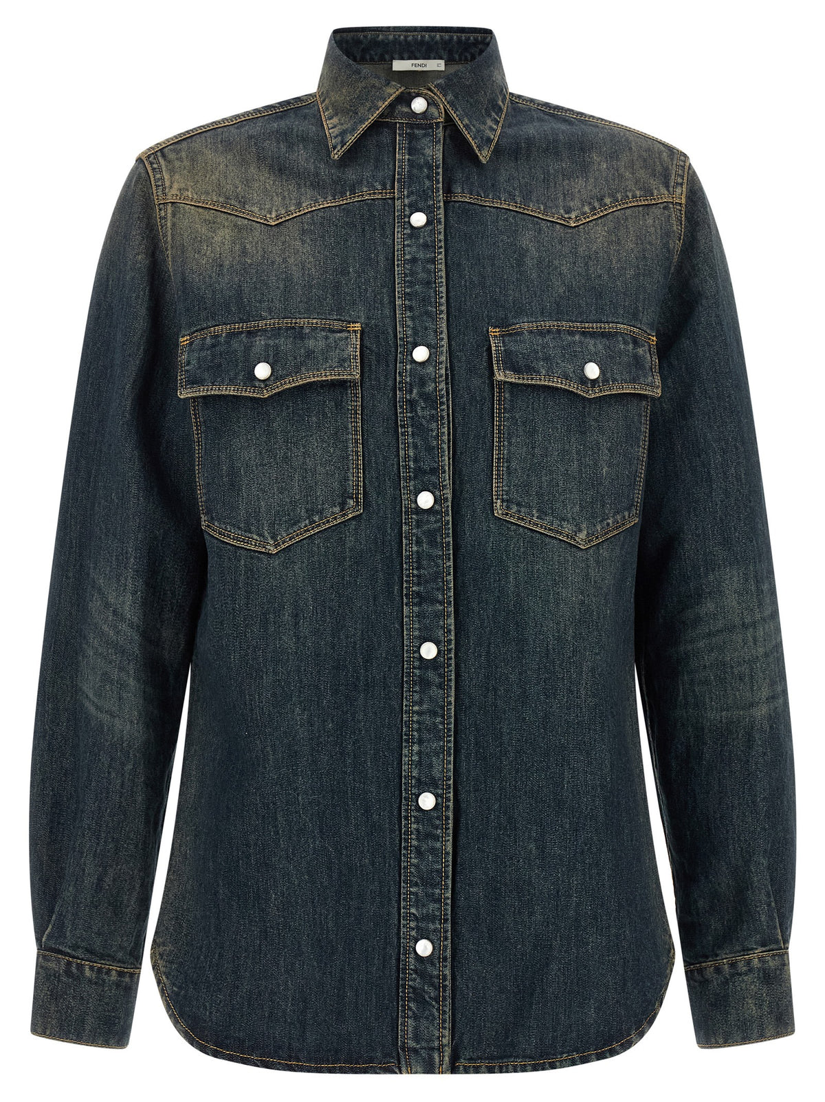 Fendi Women 'Western' Denim Shirt FENDI