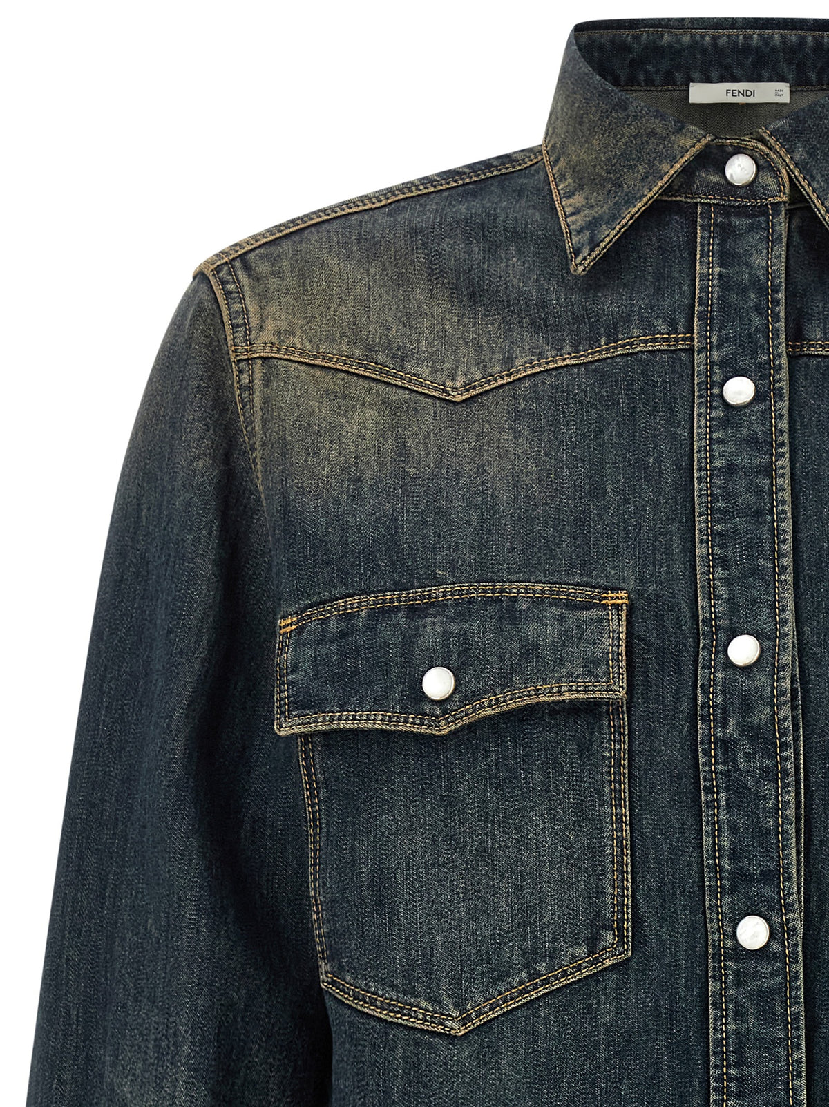Fendi Women 'Western' Denim Shirt FENDI