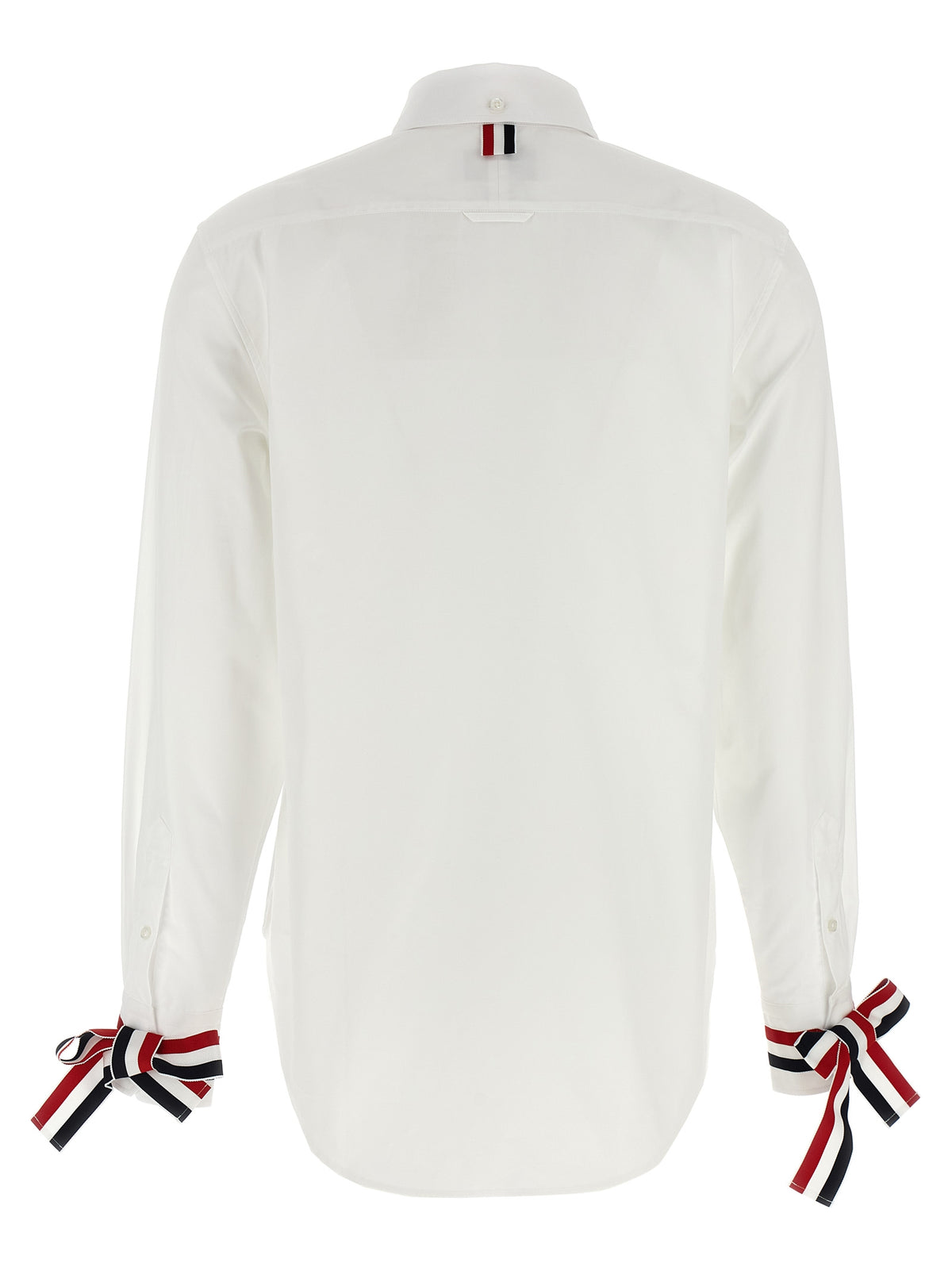 Thom Browne Women Rwb Tape Cuffs Shirt THOM BROWNE