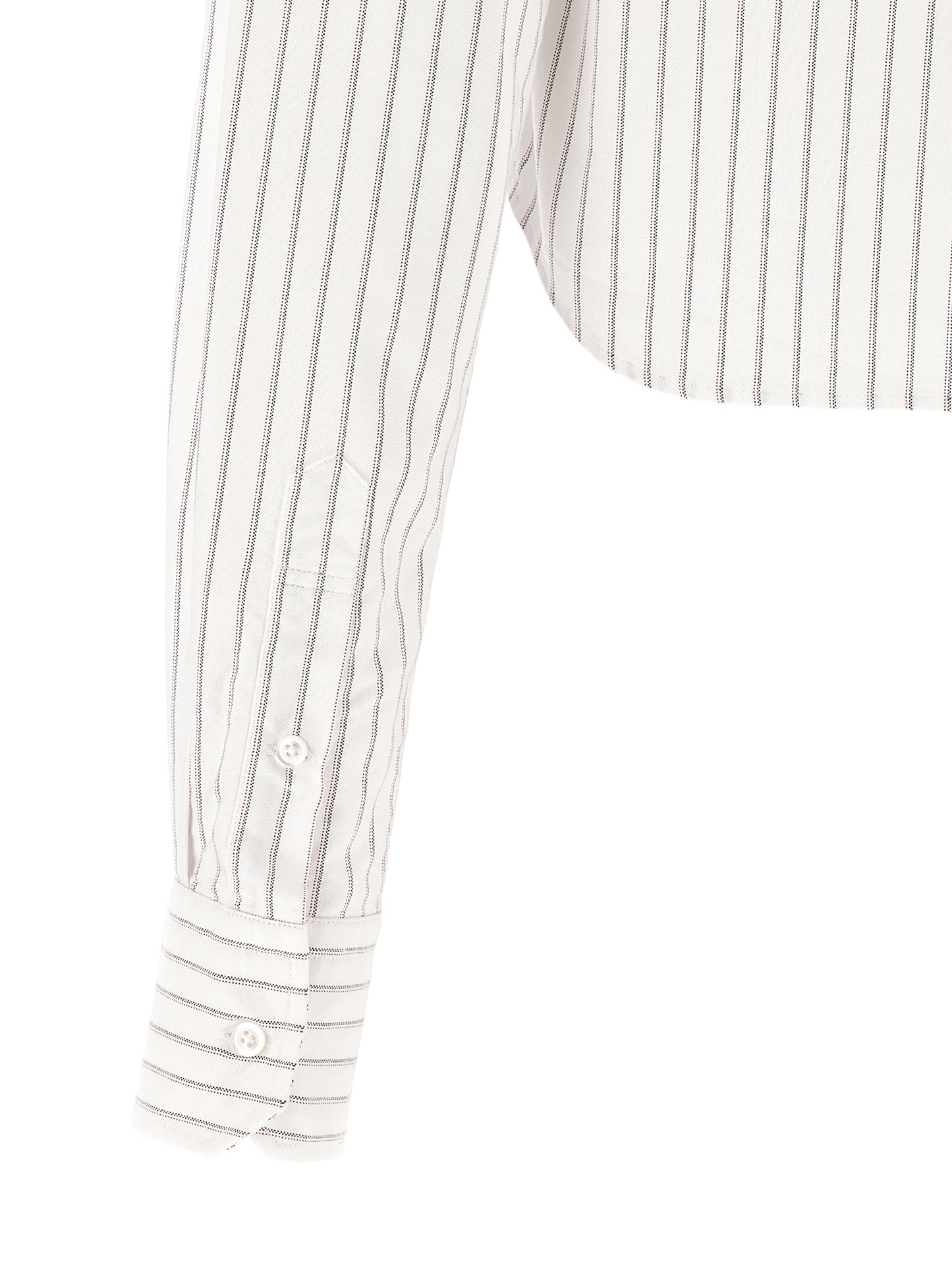 Thom Browne Women '4Bar' Cropped Shirt THOM BROWNE