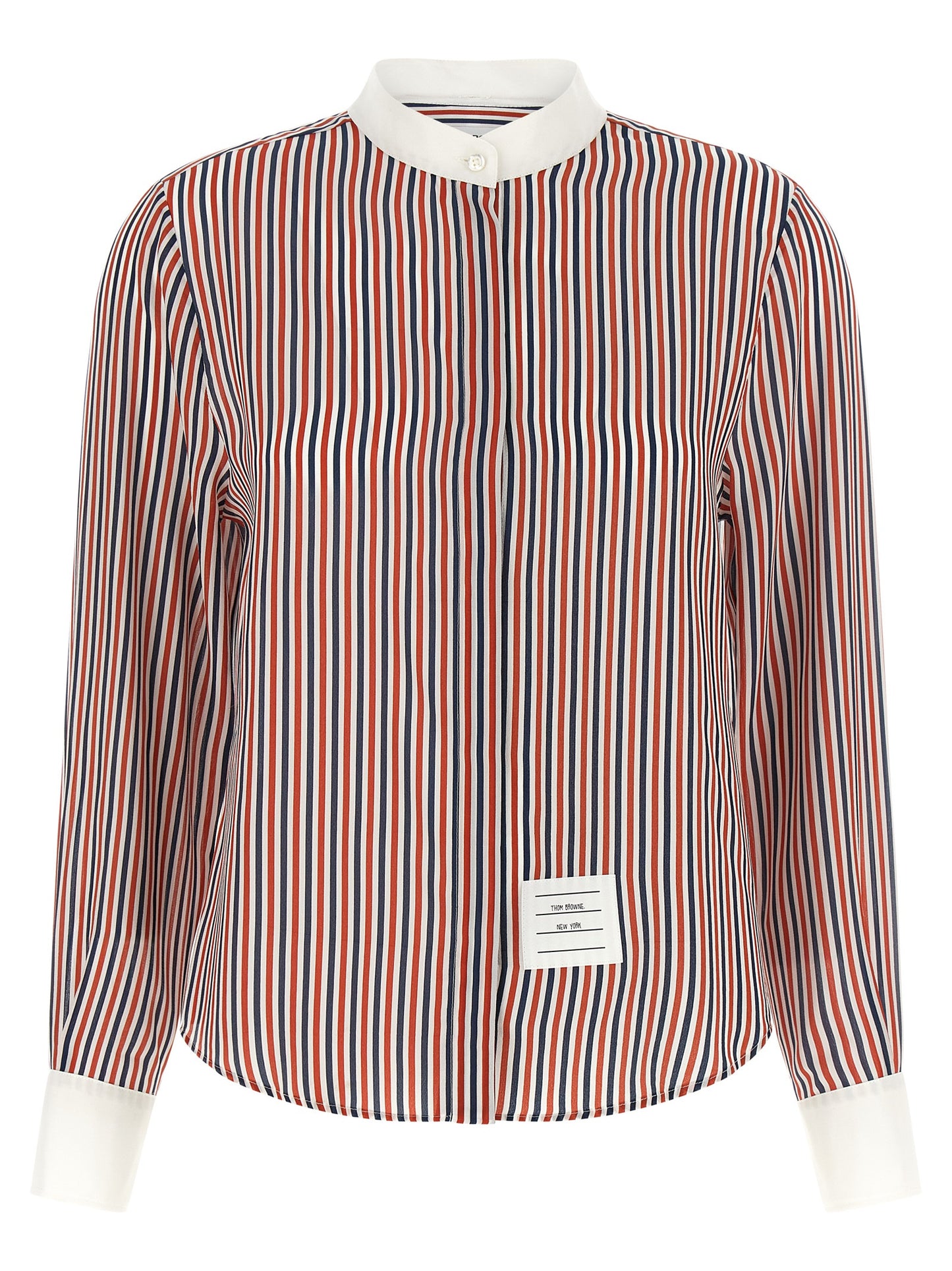 Thom Browne Women Removable Lavallière Collar Shirt THOM BROWNE