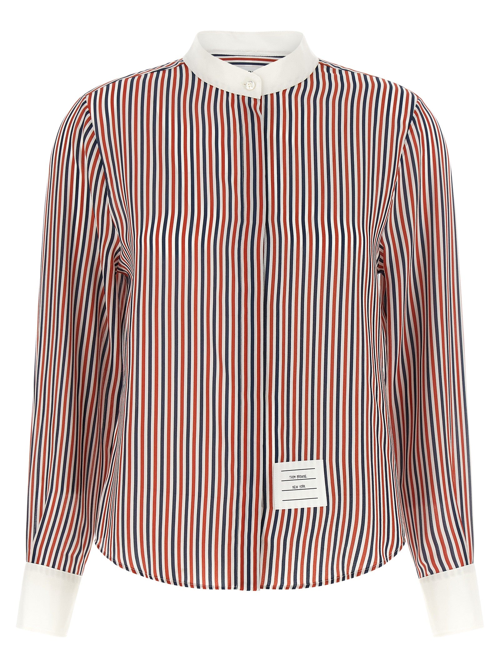Thom Browne Women Removable Lavallière Collar Shirt THOM BROWNE