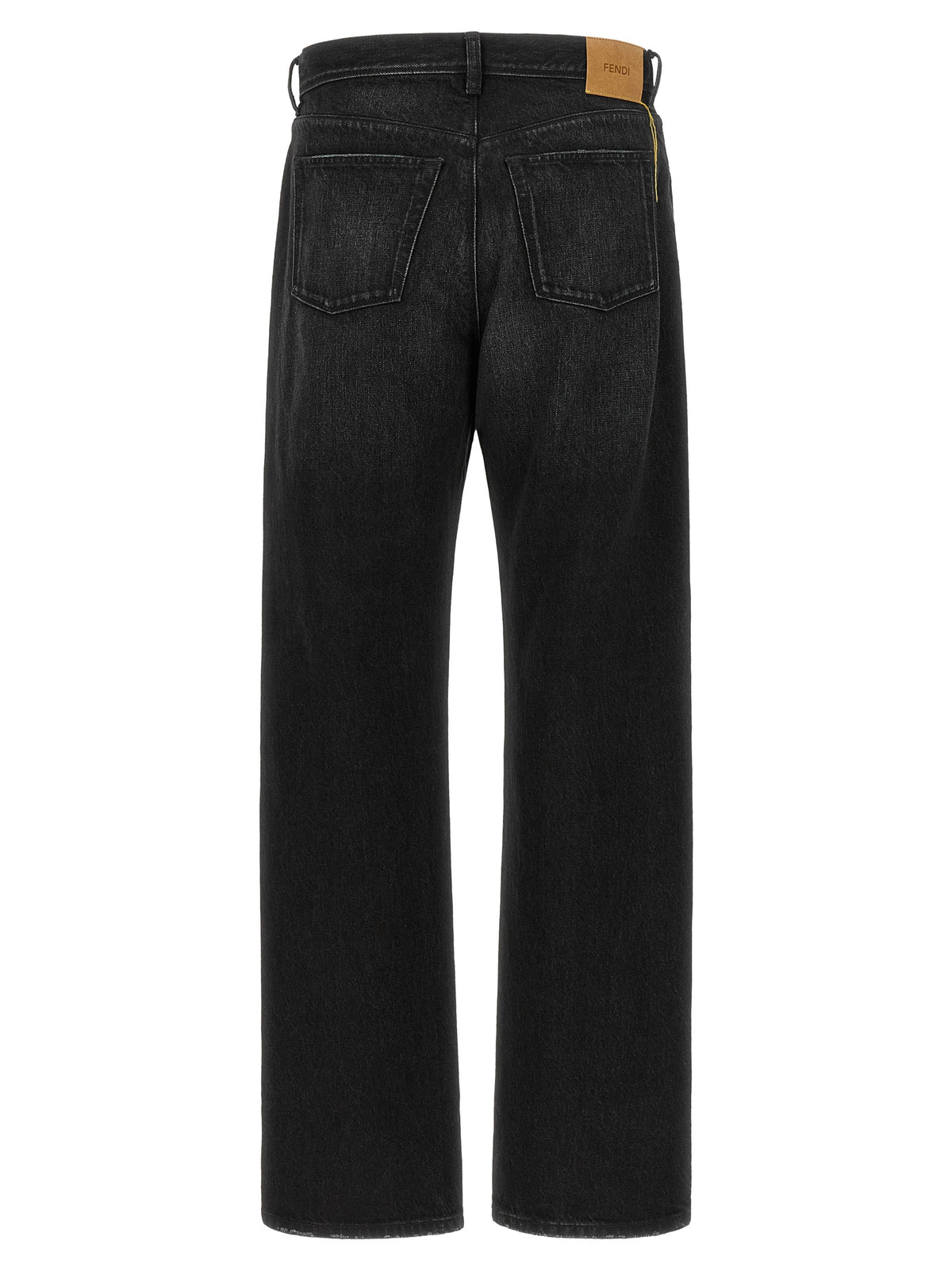 Fendi Men Black Denim Jeans FENDI