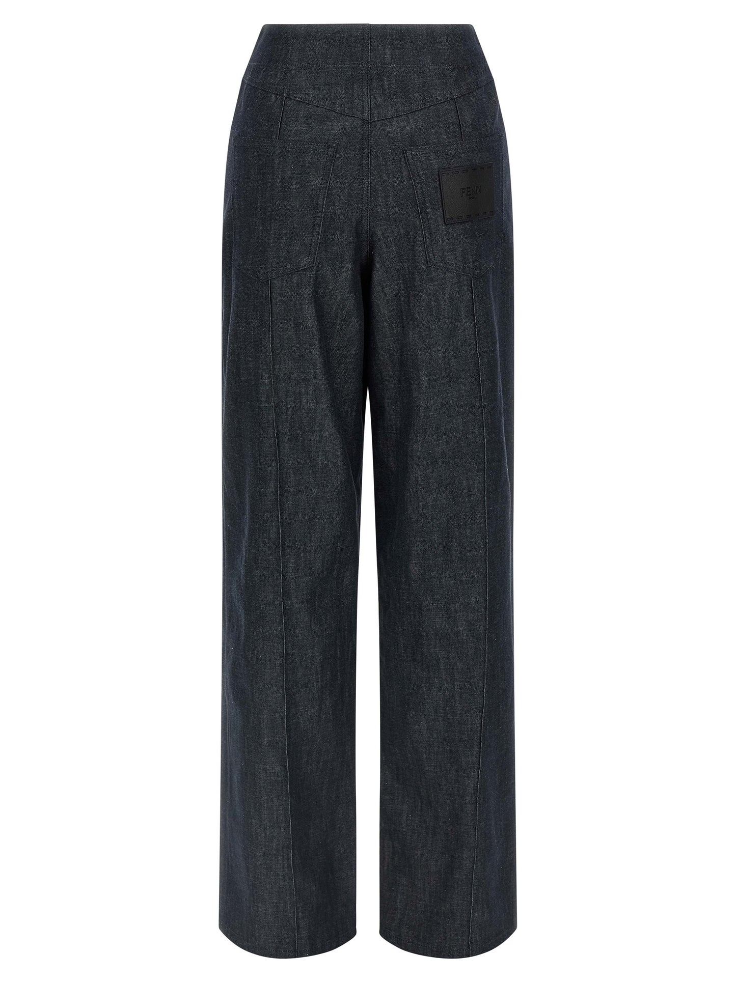 Fendi Women 'Fendi Roma' Patch Jeans FENDI