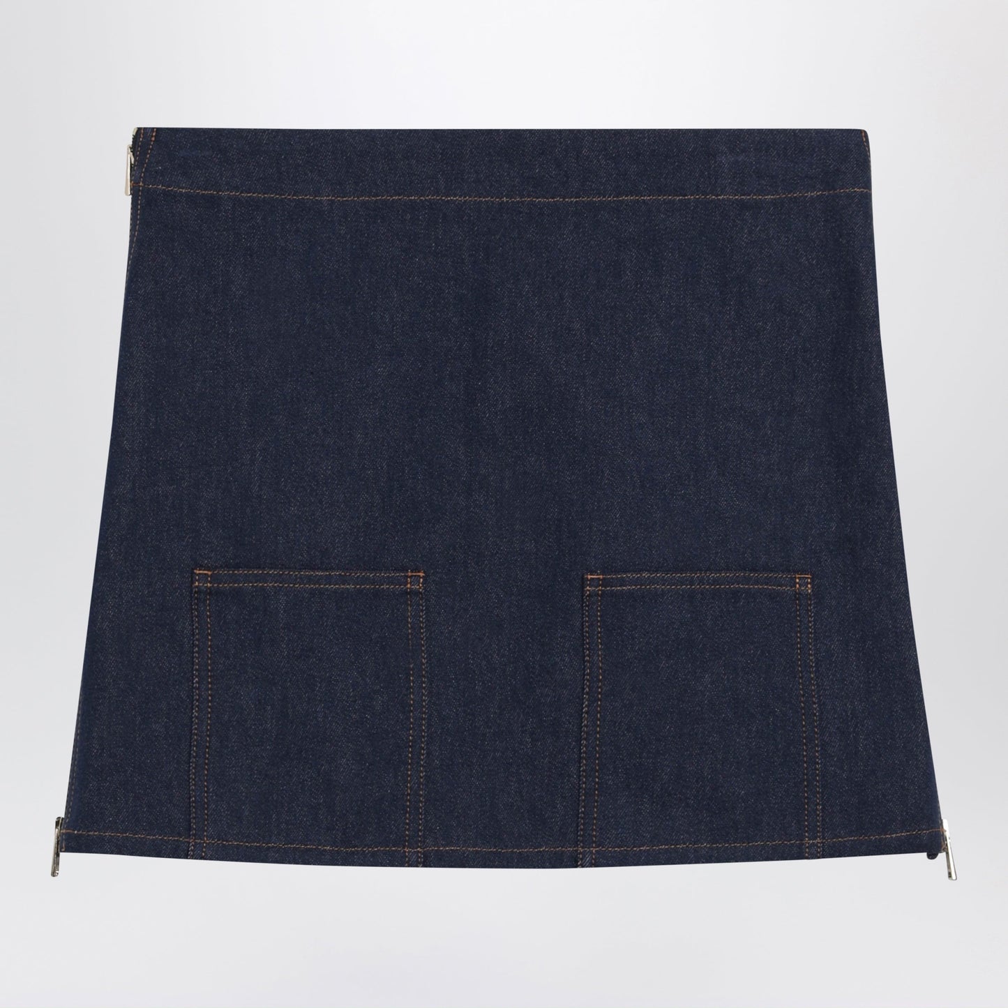 Fendi Navy Blue Mini Skirt Women FENDI