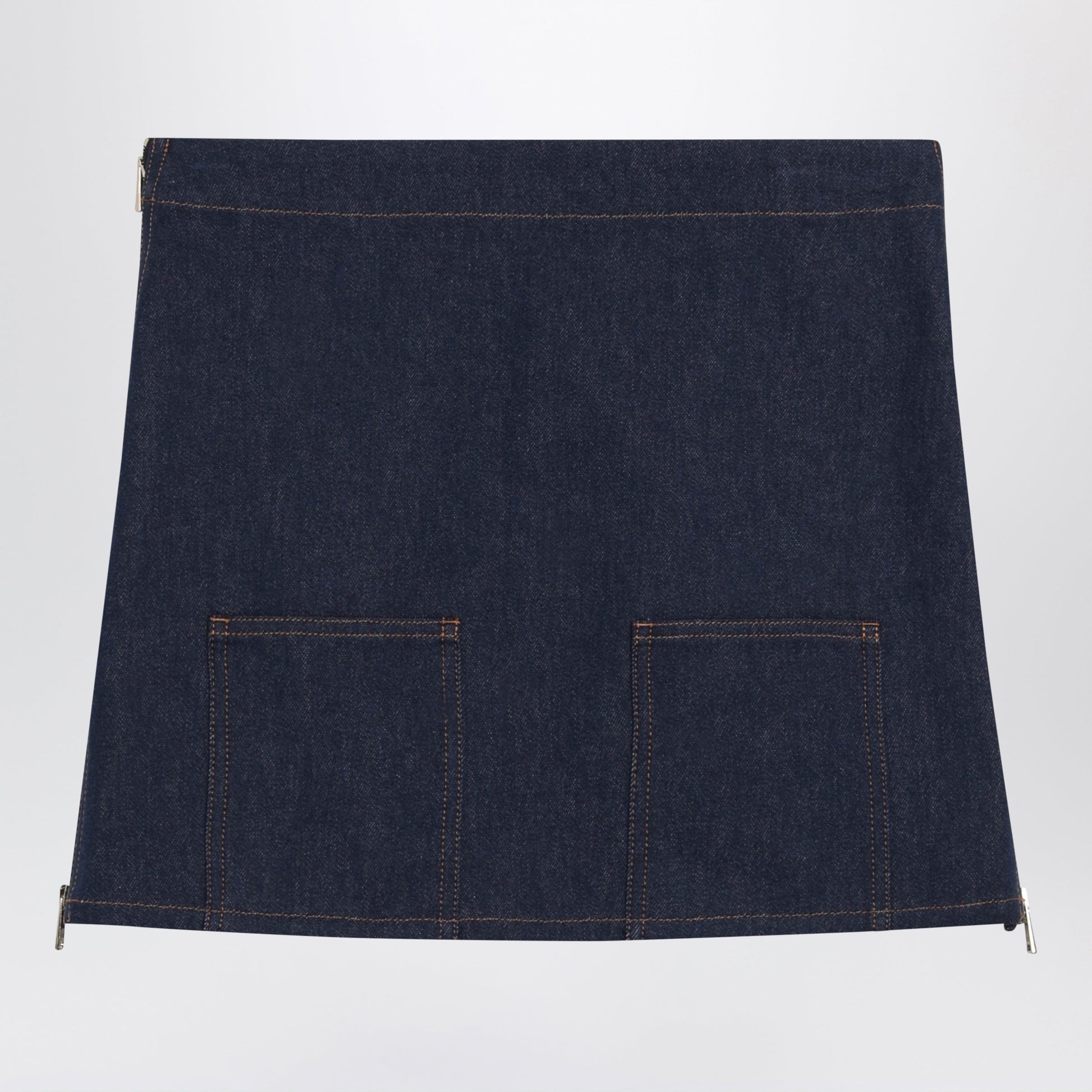 Fendi Navy Blue Mini Skirt Women FENDI