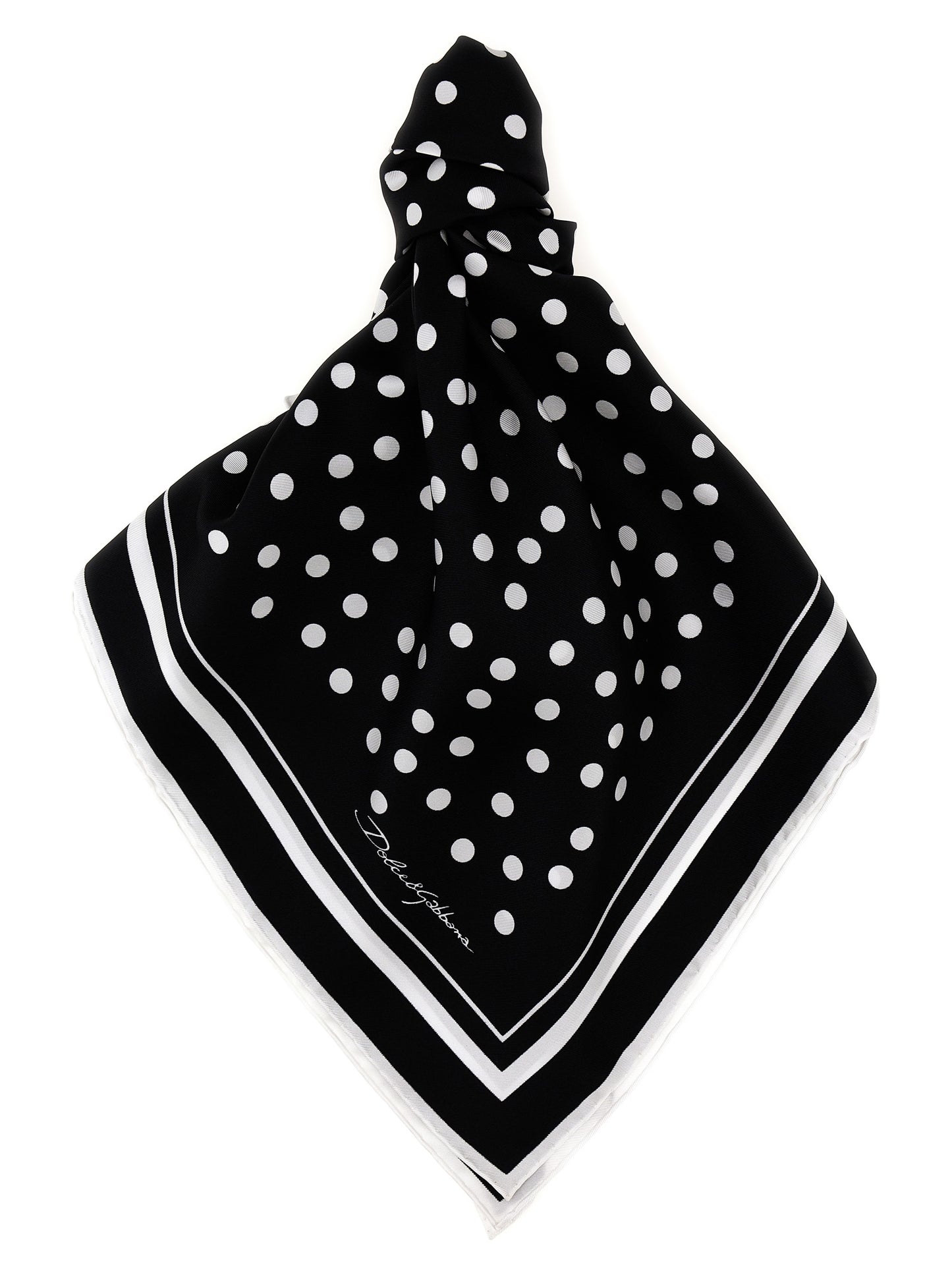 Dolce & Gabbana Women Polka Dot Scarf DOLCE & GABBANA