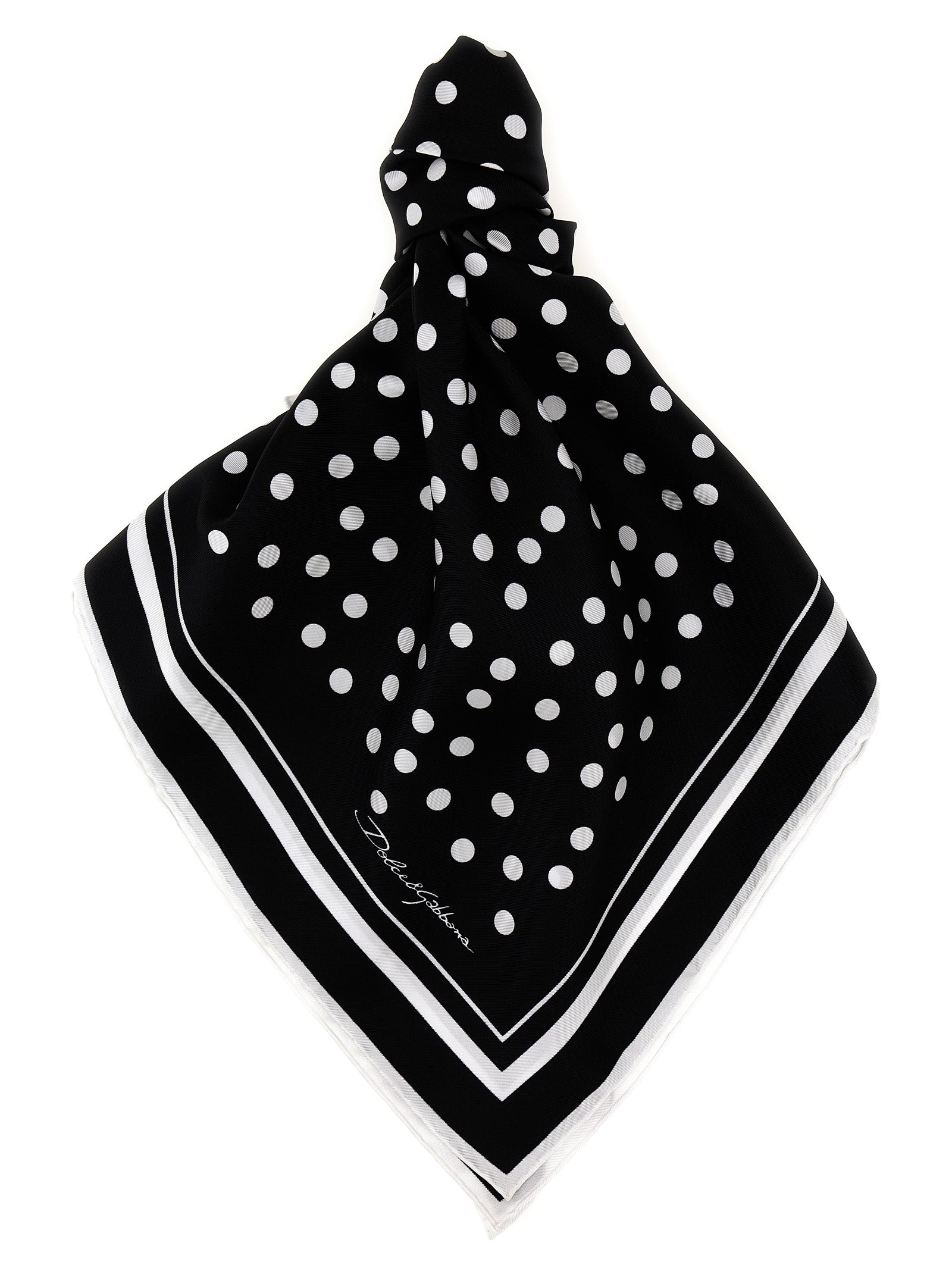 Dolce & Gabbana Women Polka Dot Scarf DOLCE & GABBANA