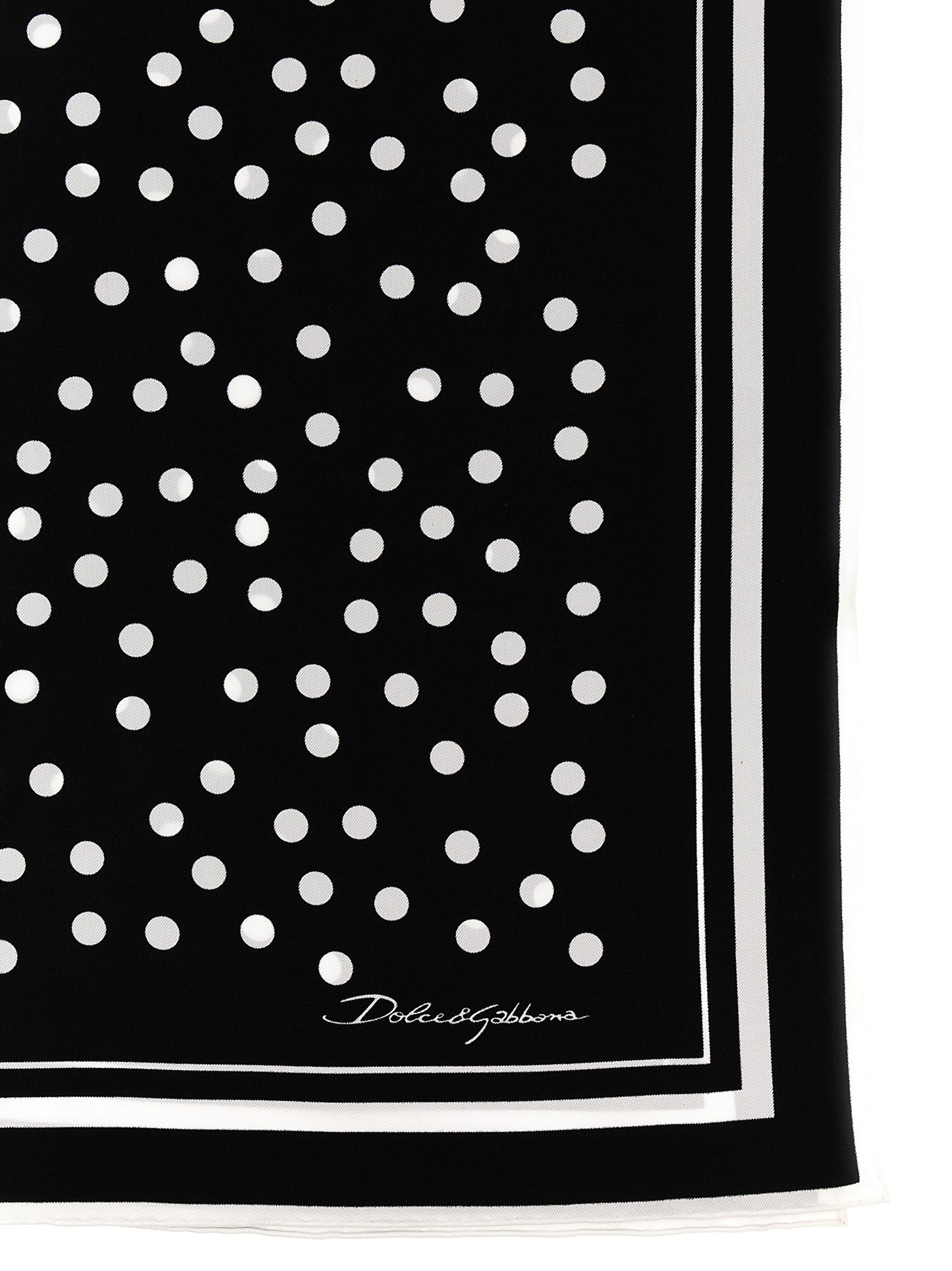 Dolce & Gabbana Women Polka Dot Scarf DOLCE & GABBANA