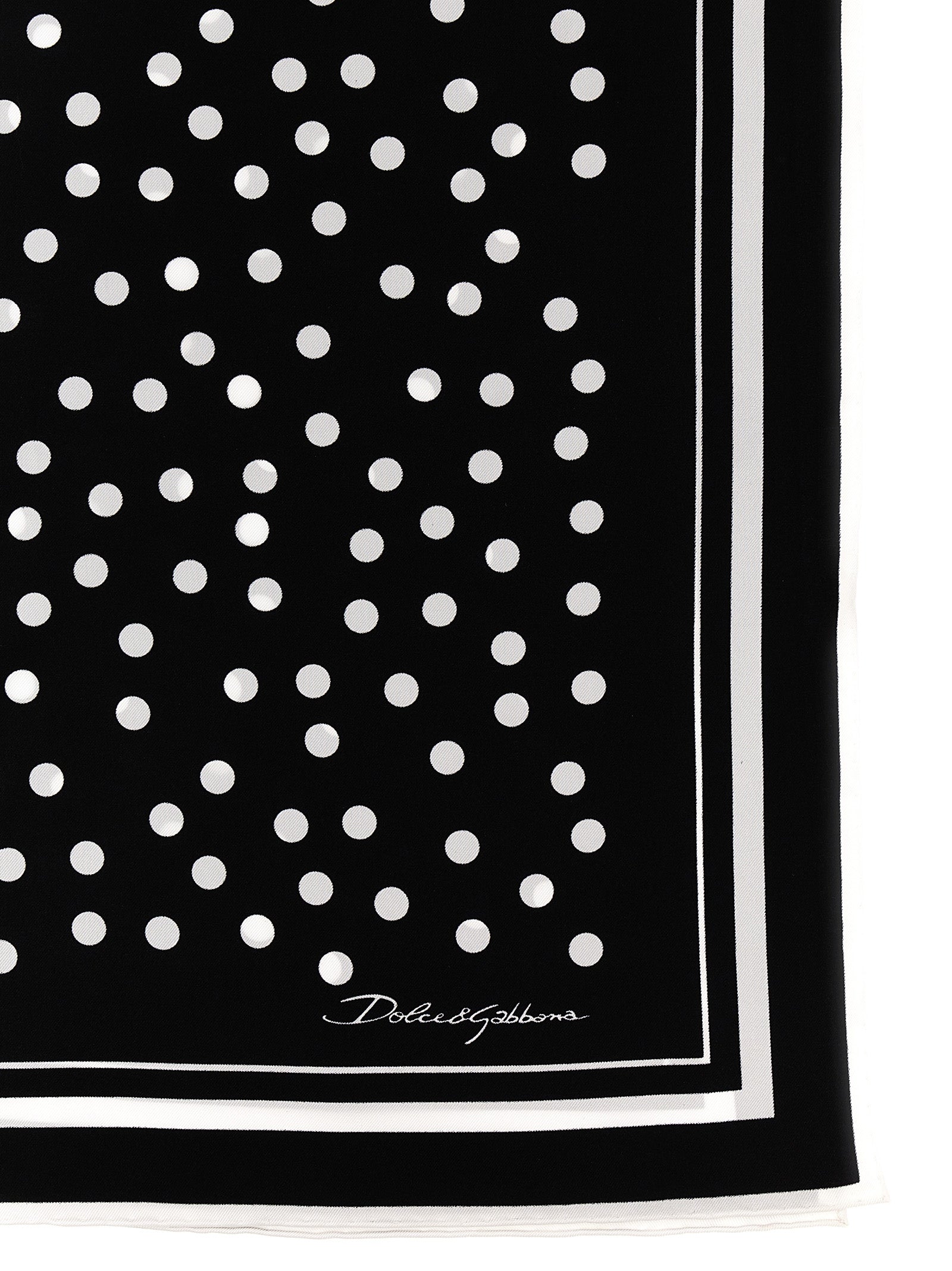 Dolce & Gabbana Women Polka Dot Scarf DOLCE & GABBANA