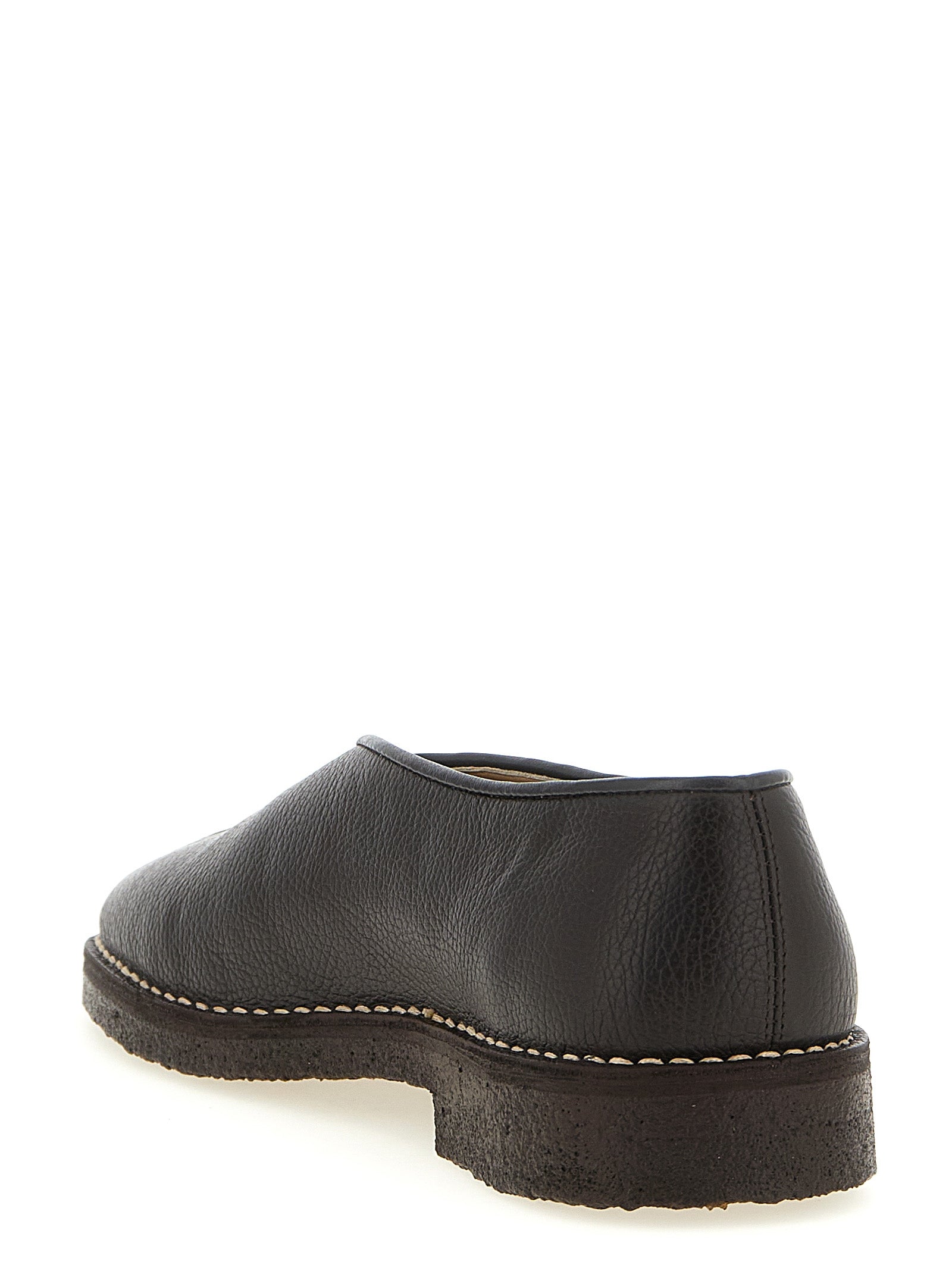 Lemaire Men 'Piped Crepe' Slippers LEMAIRE