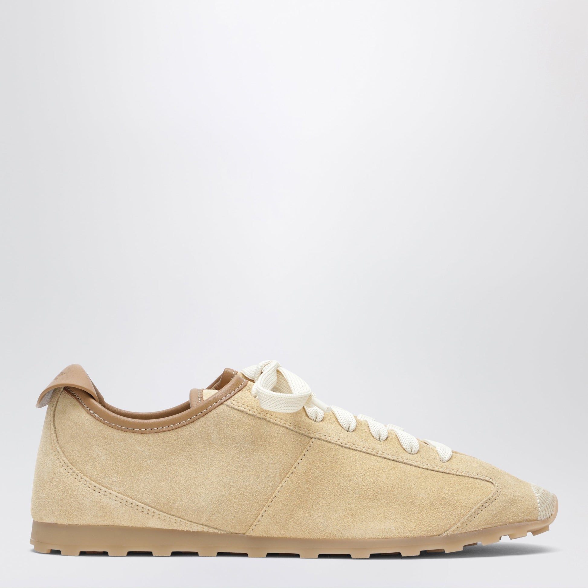 Jacquemus Beige Les Tennis Suede Sneakers Women JACQUEMUS