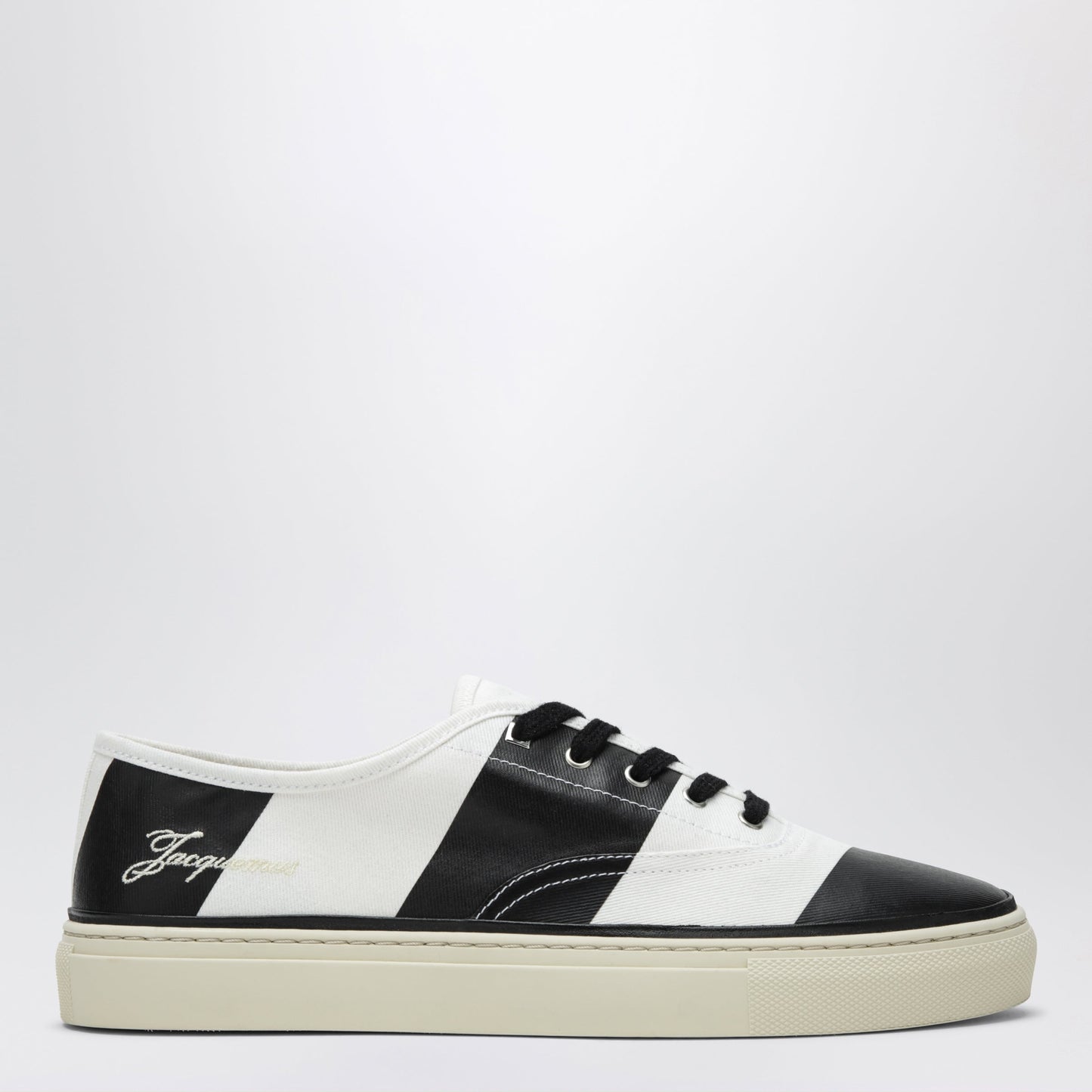 Jacquemus Les Fefe White/Black Canvas Sneakers Women JACQUEMUS