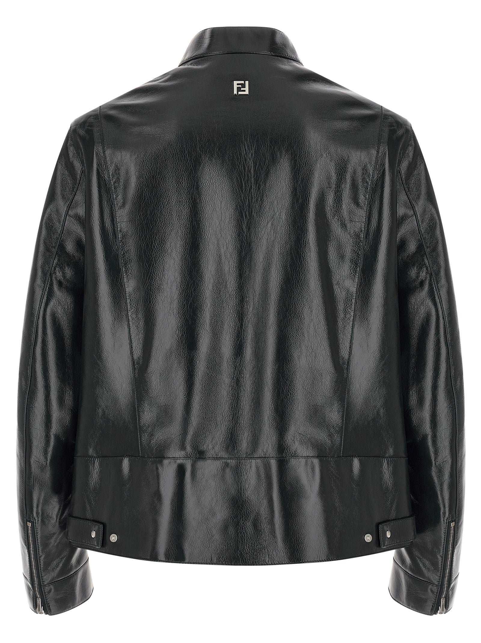 Fendi Men Lacquered Leather Blouson FENDI