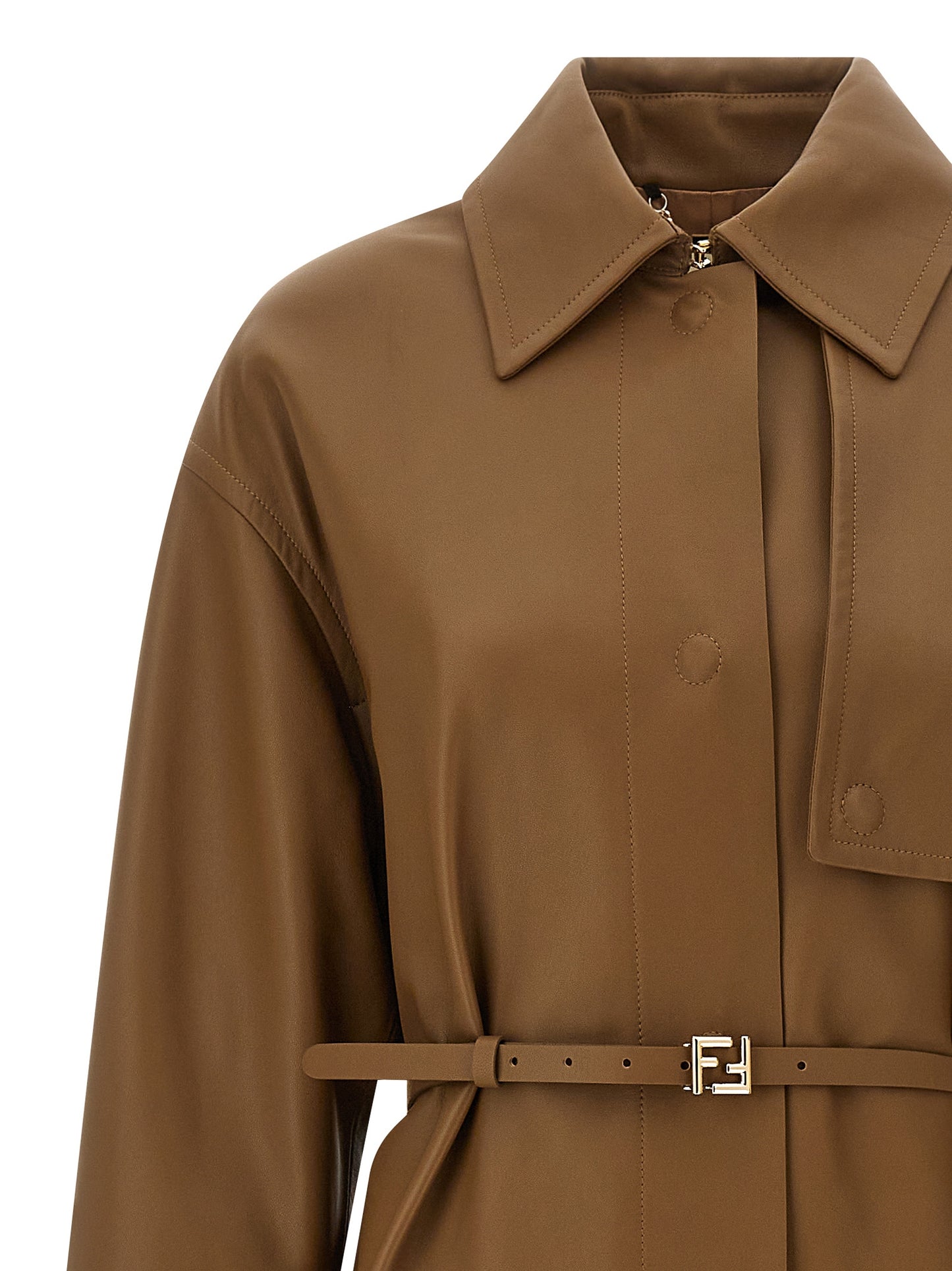 Fendi Women Nappa Trench Coat FENDI