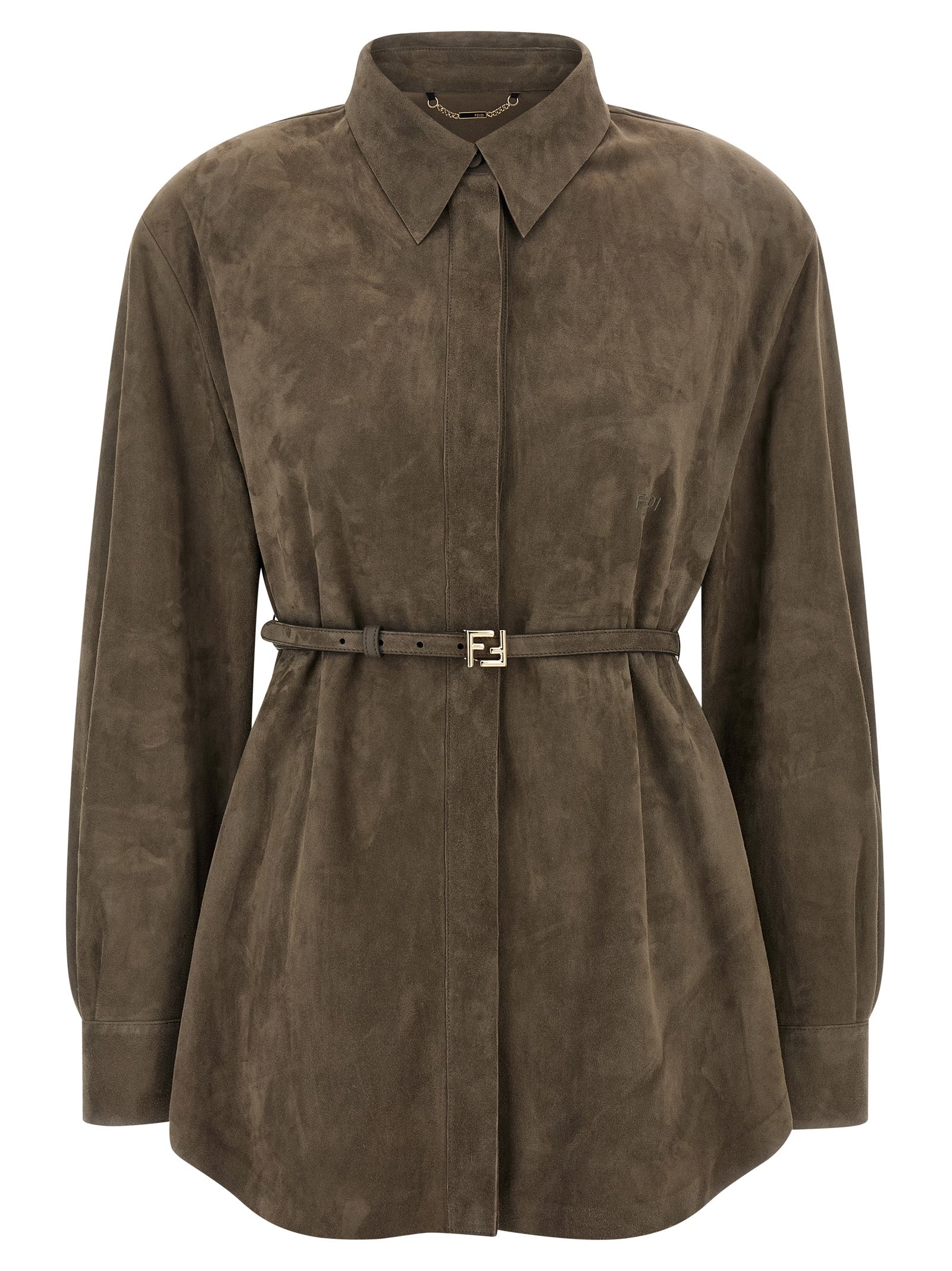 Fendi Women Suede Shirt FENDI