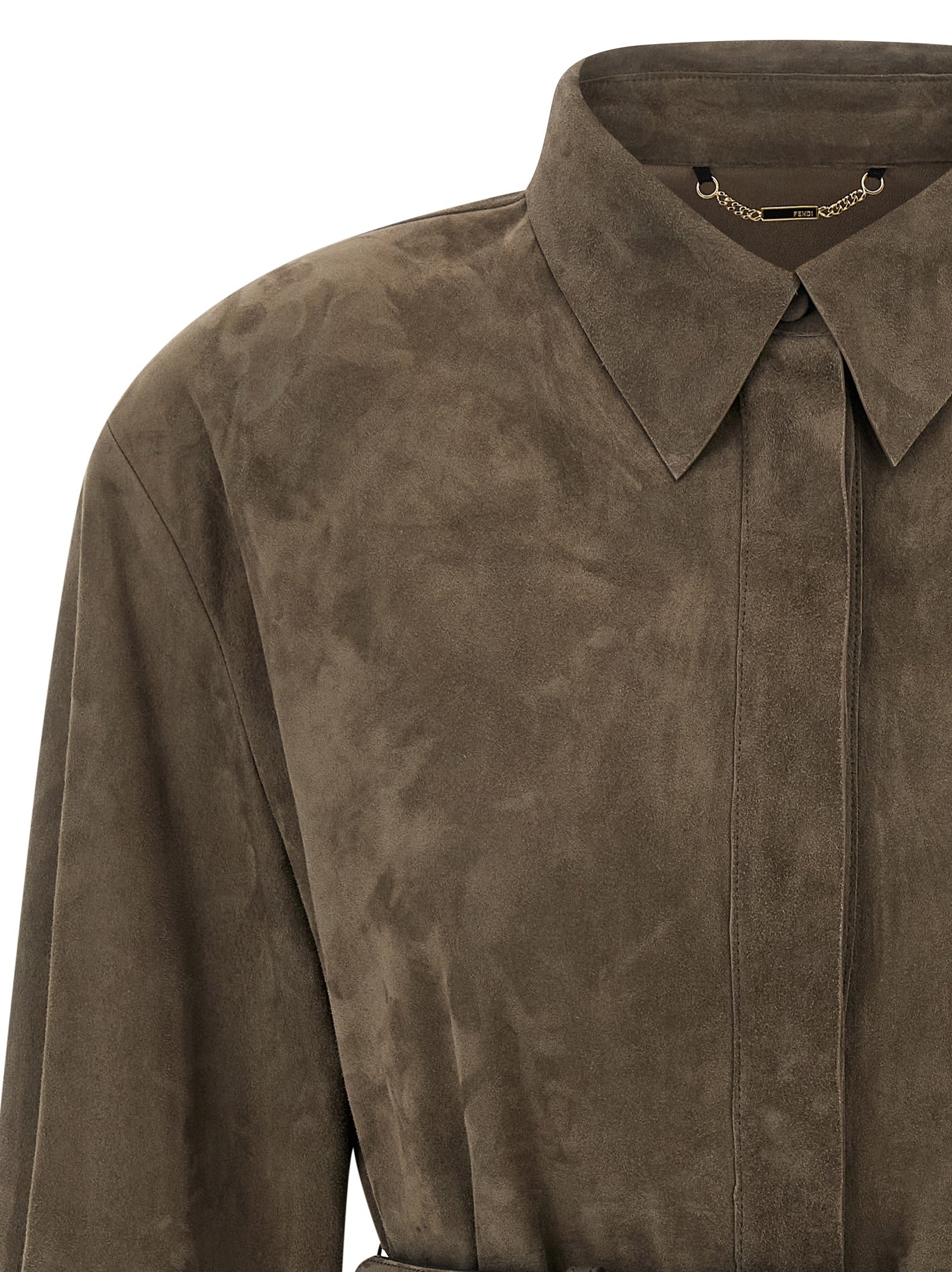 Fendi Women Suede Shirt FENDI