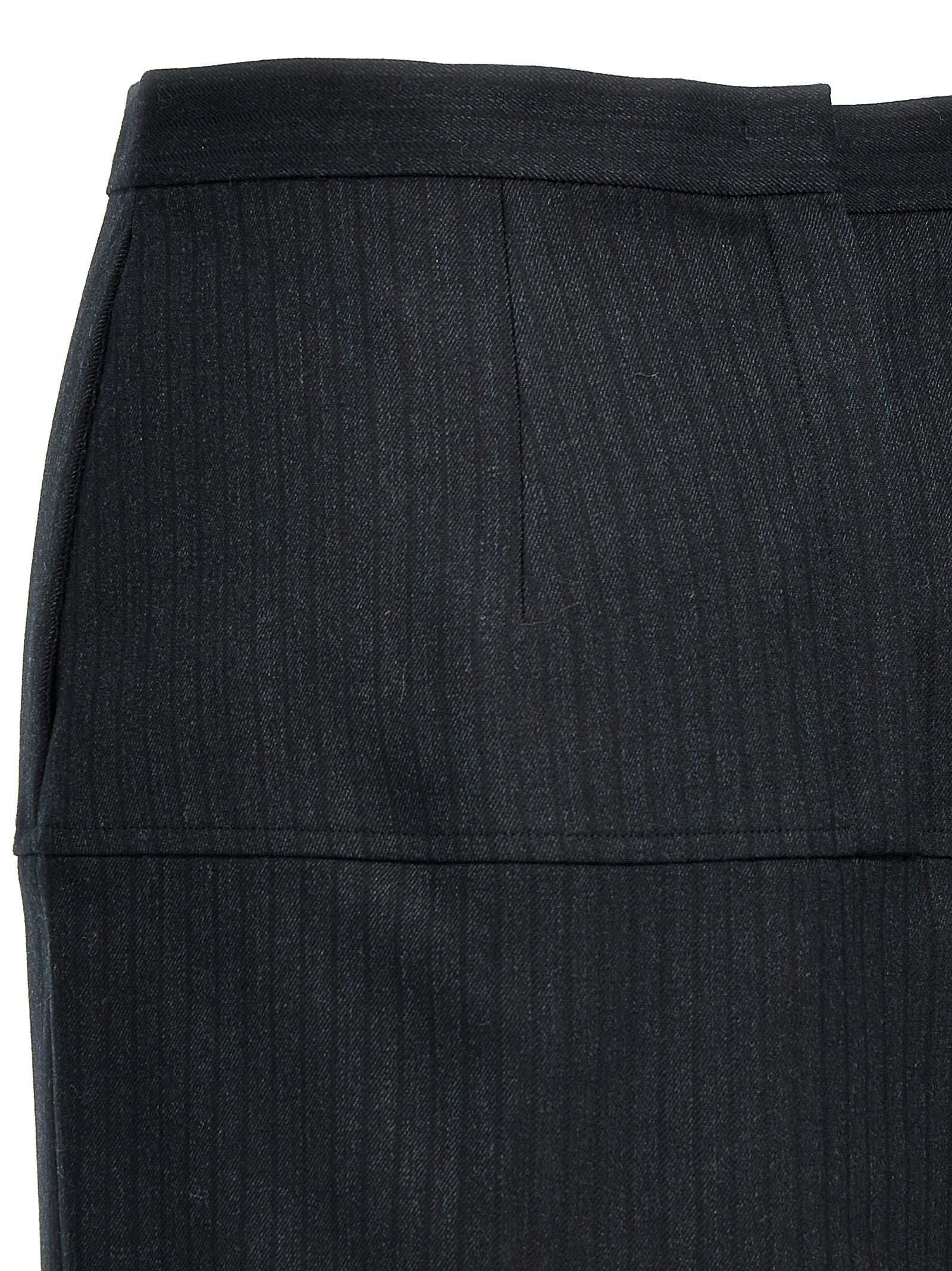 Fendi Women Pinstriped Wool Skirt FENDI
