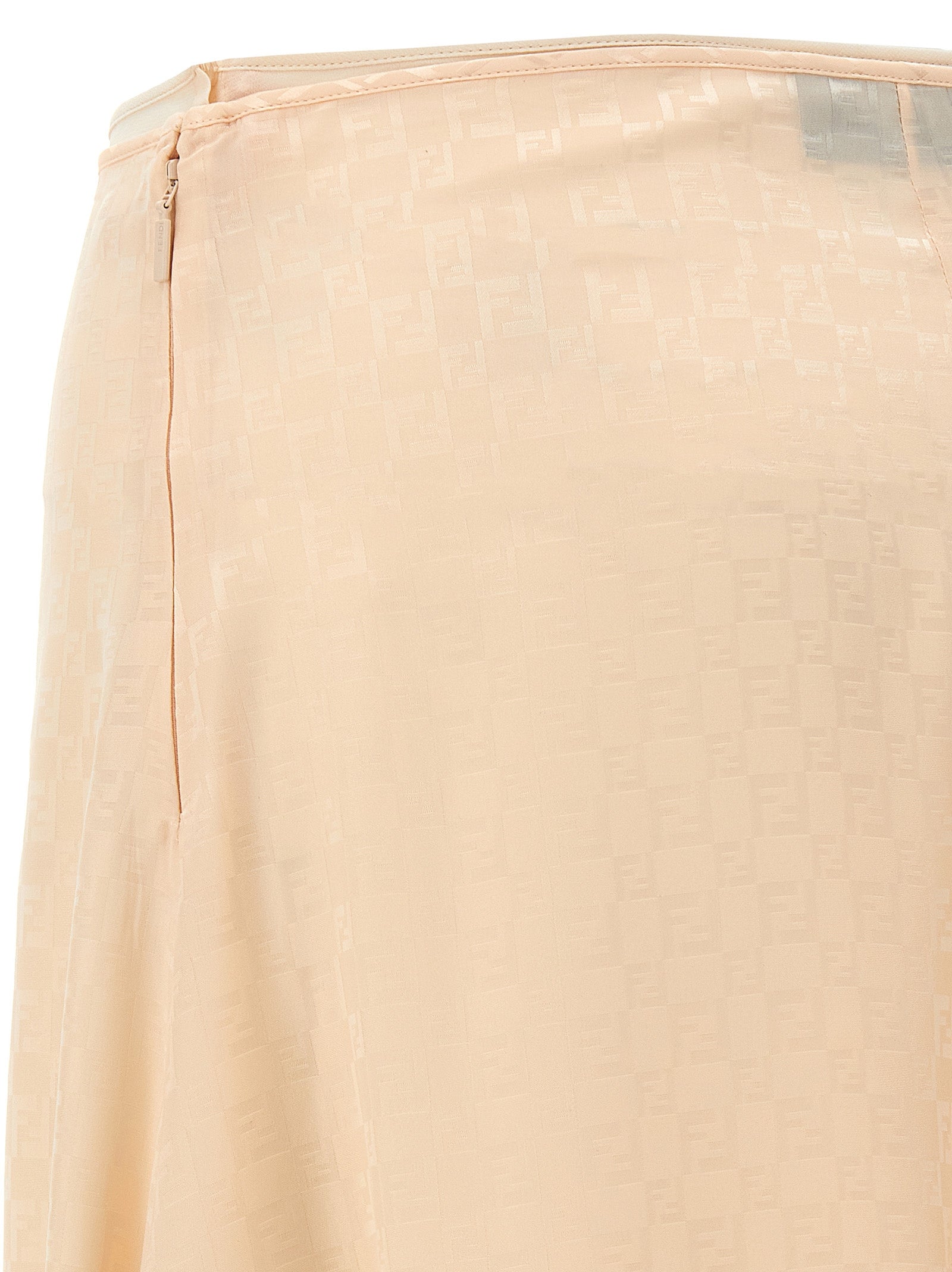 Fendi Women Ff Silk Skirt FENDI