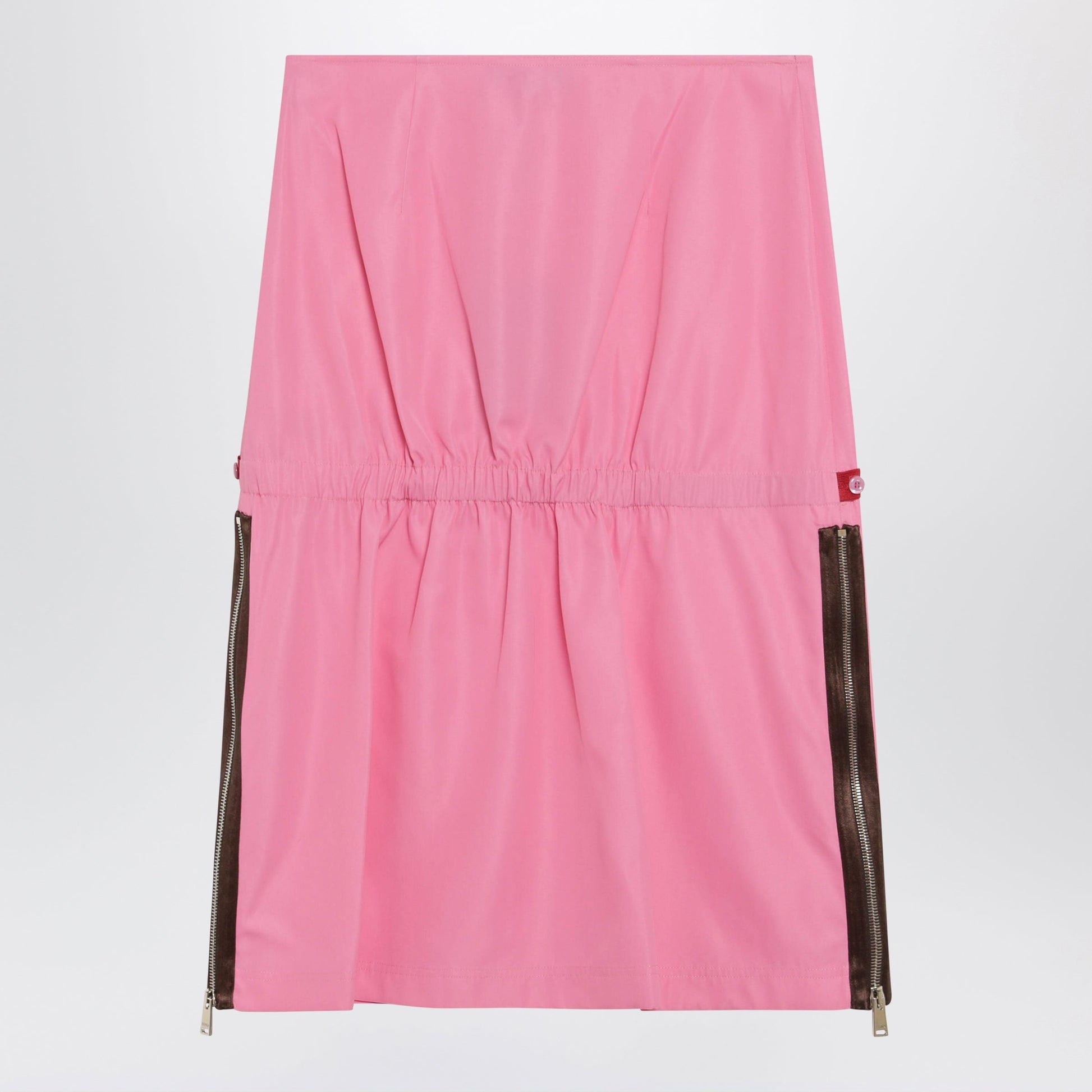 Fendi Pink Technical Viscose Skirt Women FENDI