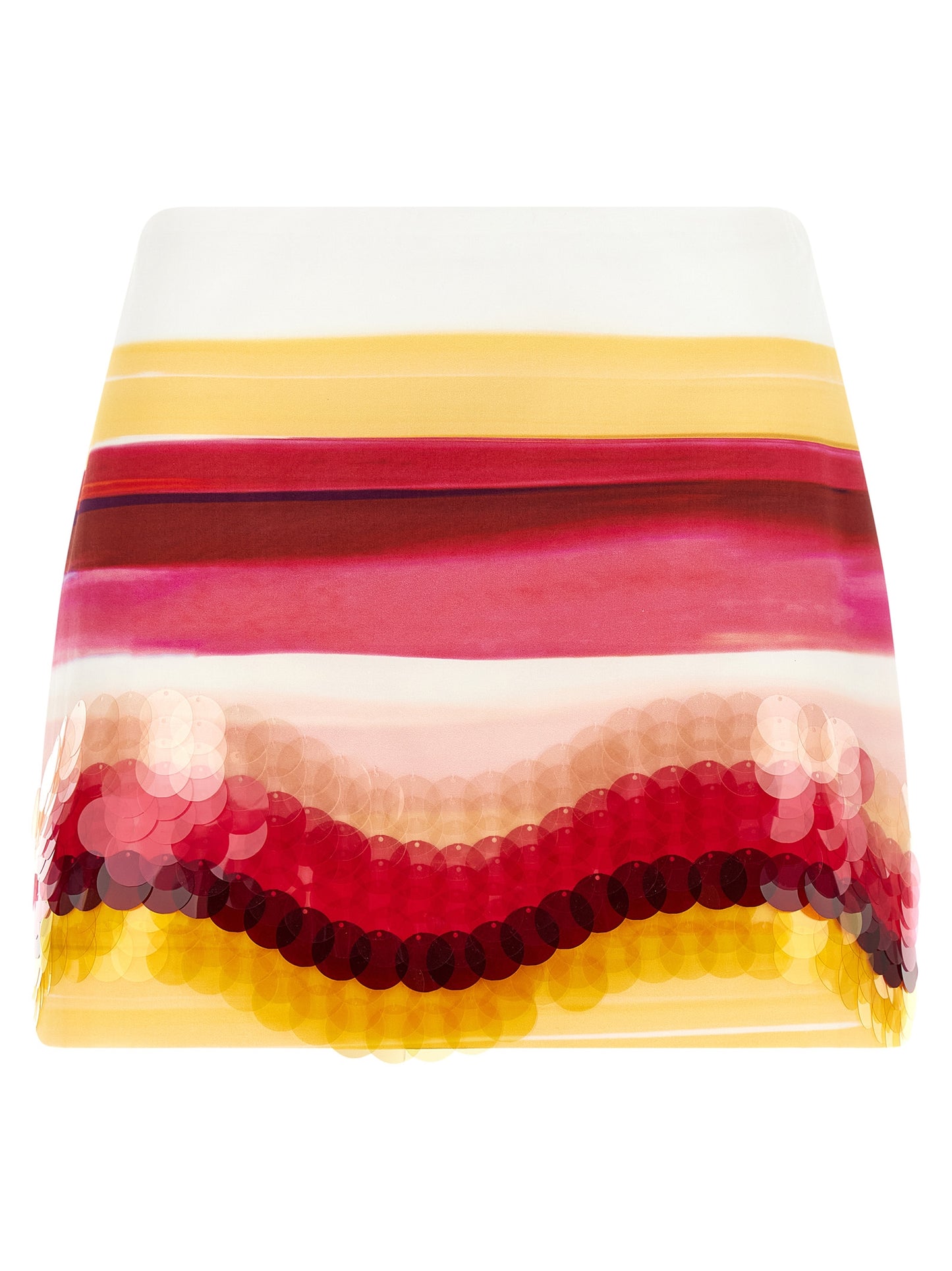 Fendi Women Striped Cotton Skirt FENDI