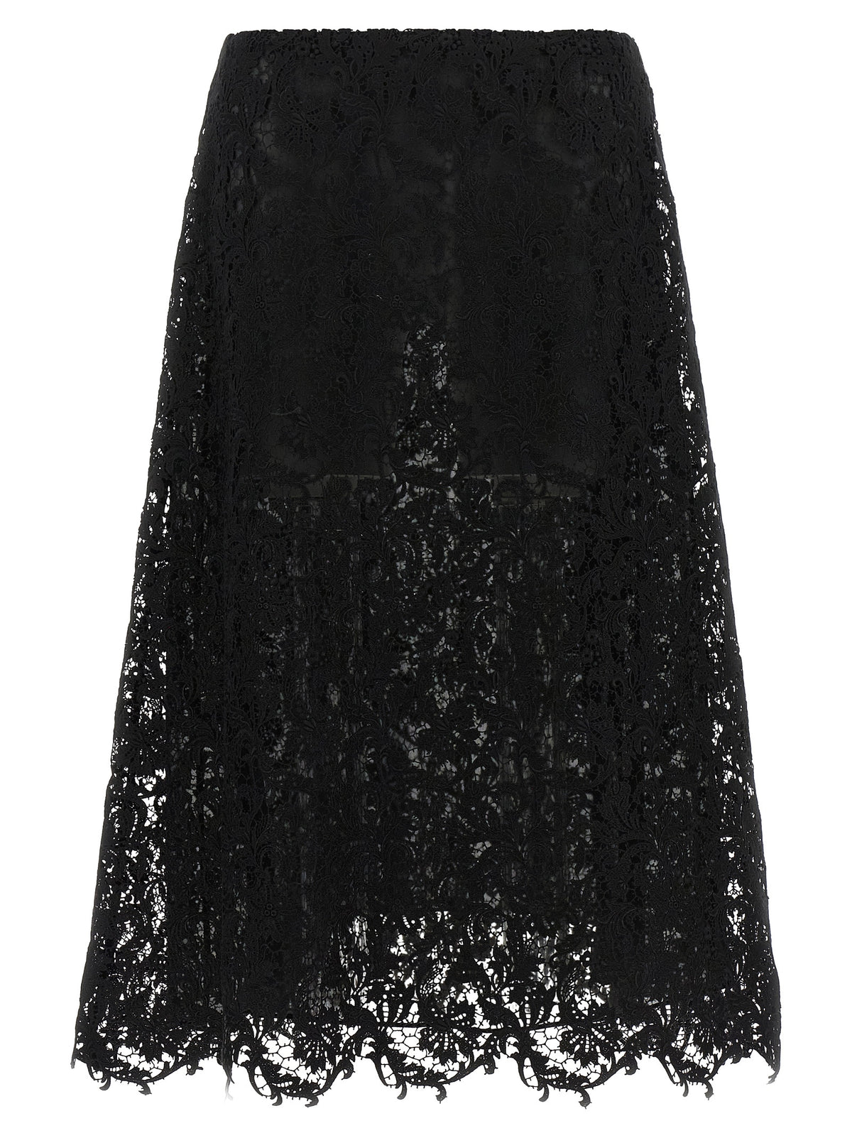 Fendi Women Macramé Lace Skirt FENDI