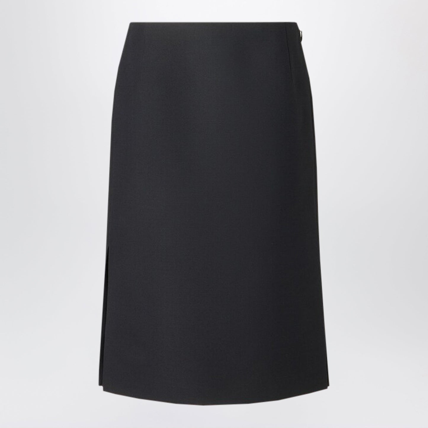 Fendi Black Silk And Wool Skirt Women FENDI
