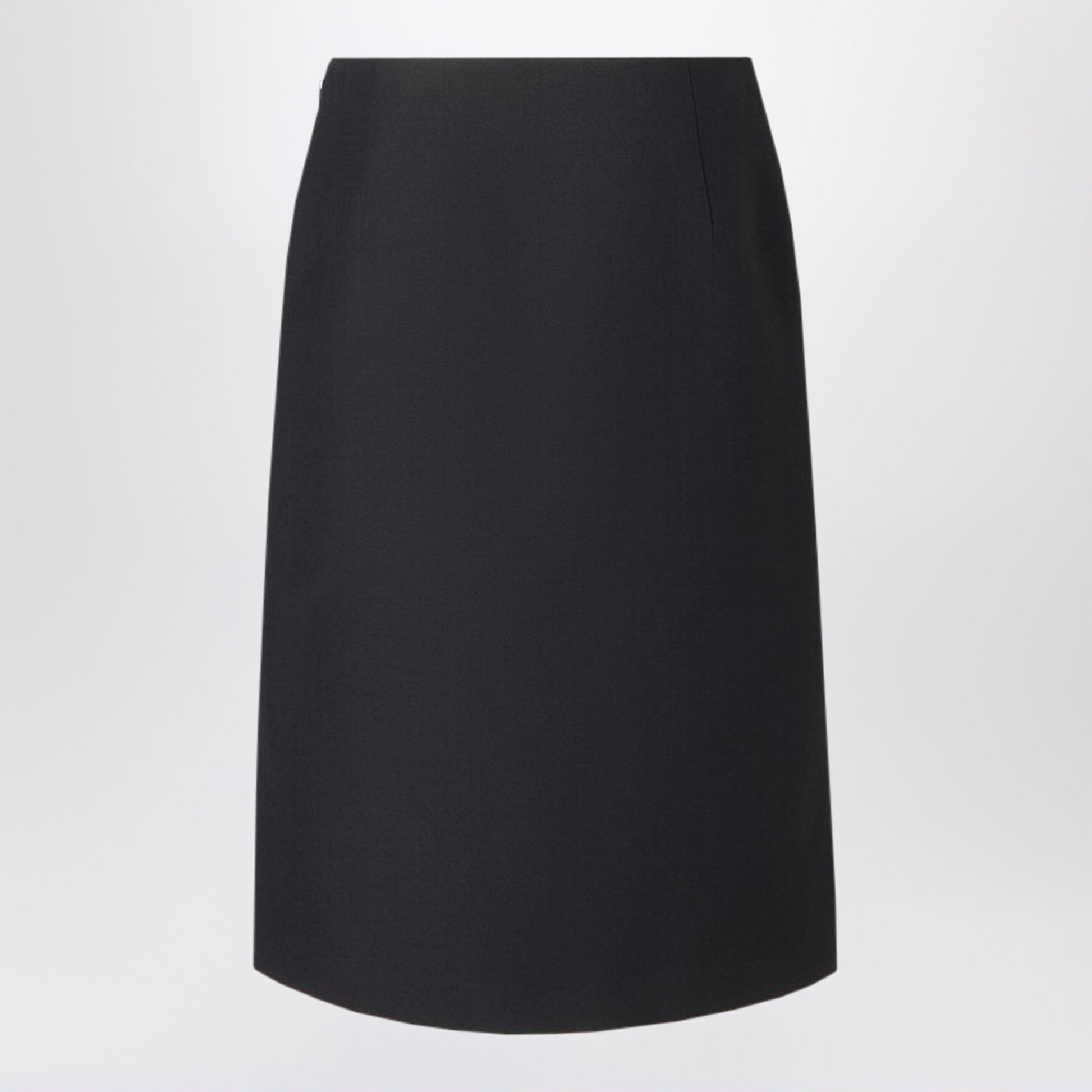 Fendi Black Silk And Wool Skirt Women FENDI