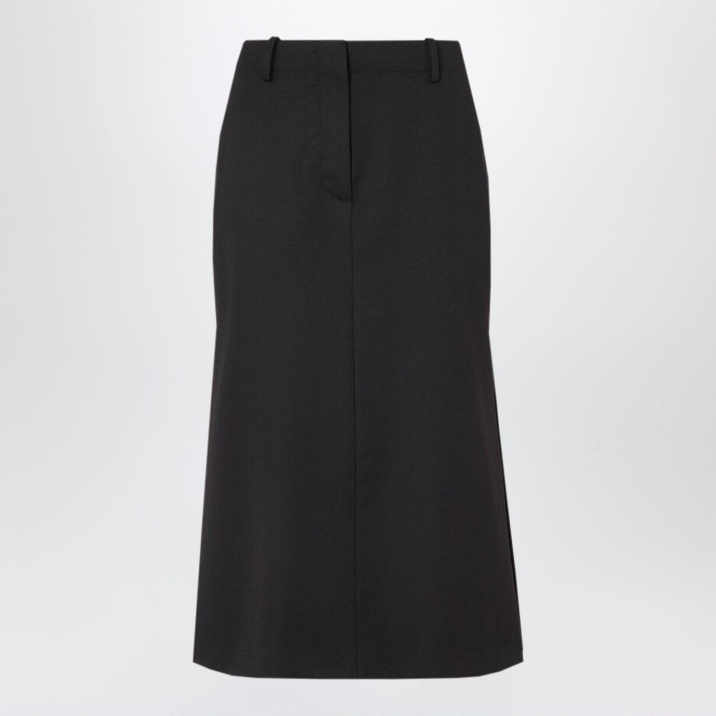 Fendi Black Grain De Poudre Skirt Women FENDI