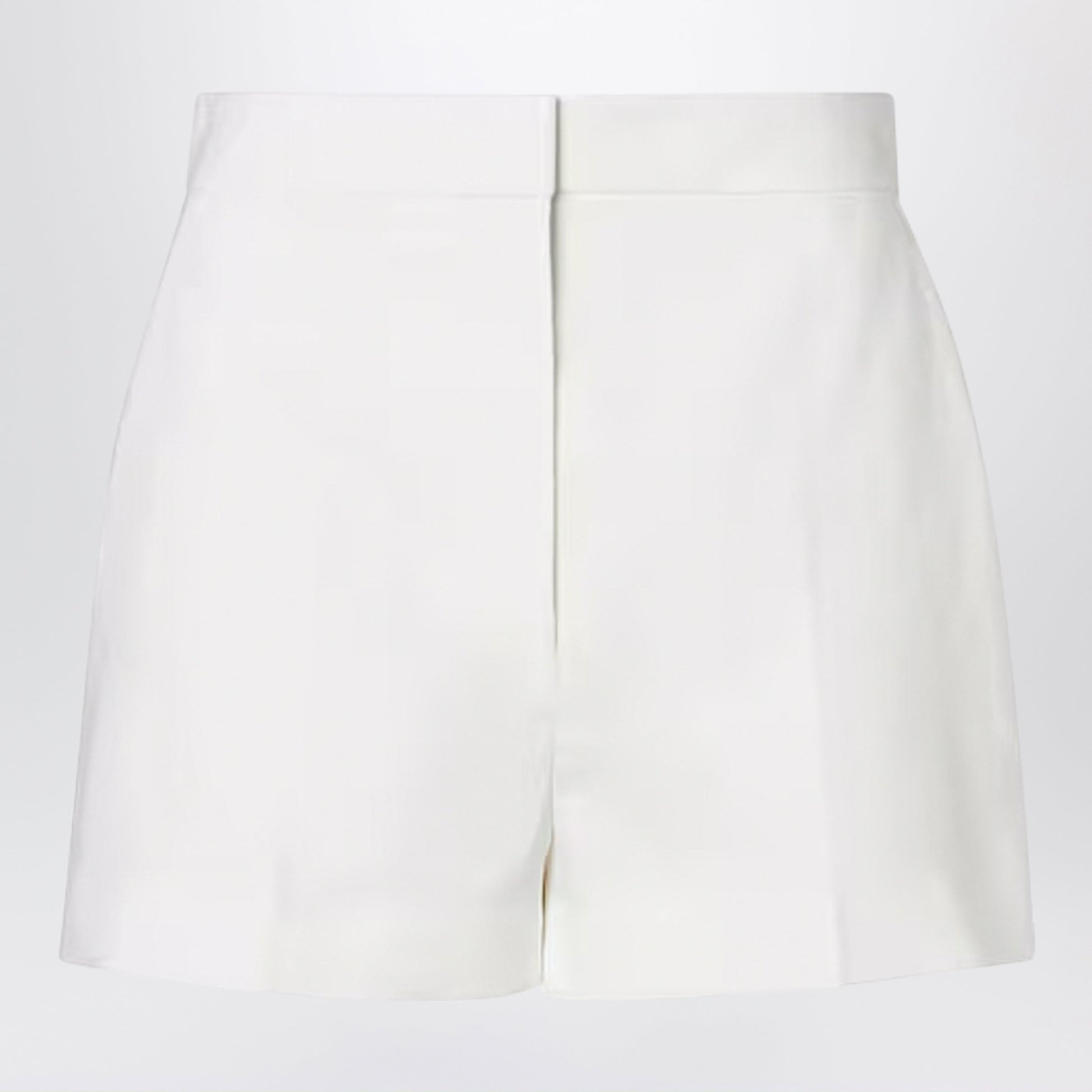 Fendi White Linen And Cotton Shorts Women FENDI